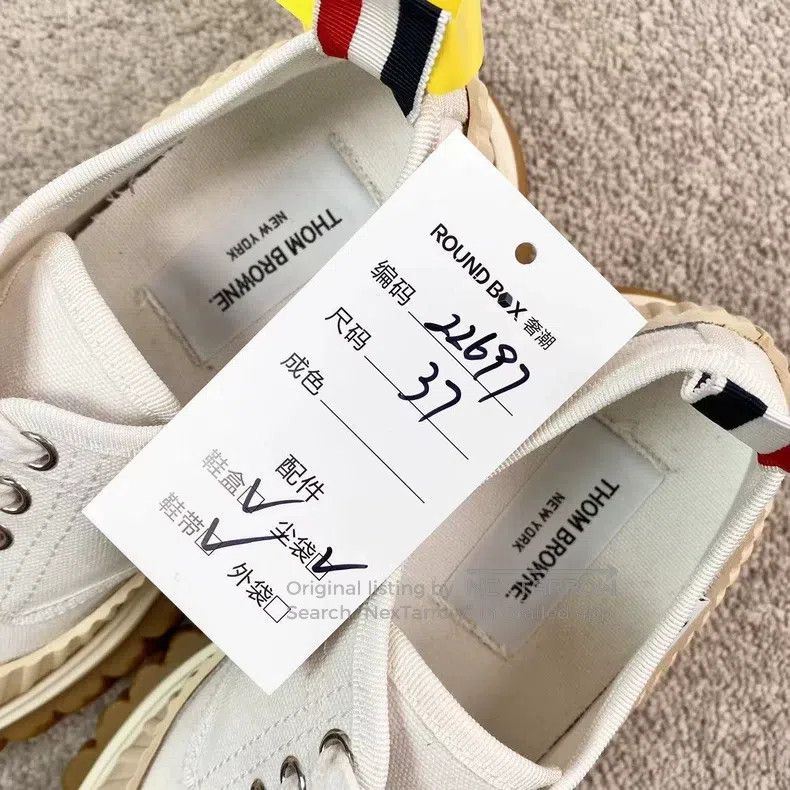 Thom Browne Thom Browne White Peep Shoe Size US 7 / EU 40 - 9 Thumbnail