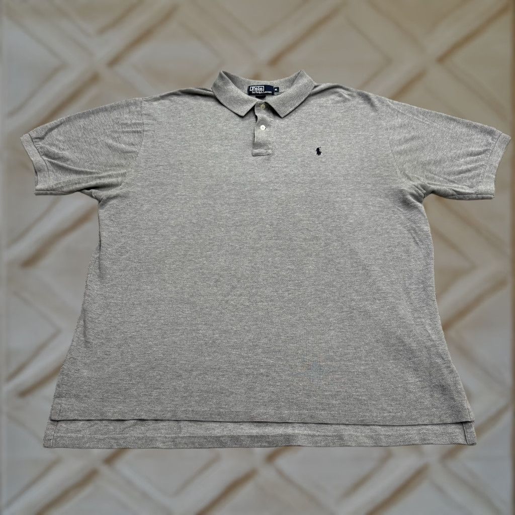 Polo Ralph Lauren Polo Ralph Lauren Polo Shirt Mens XL Gray Short Sleeve Classic Preppy Top Size US XL / EU 56 / 4 - 1 Thumbnail