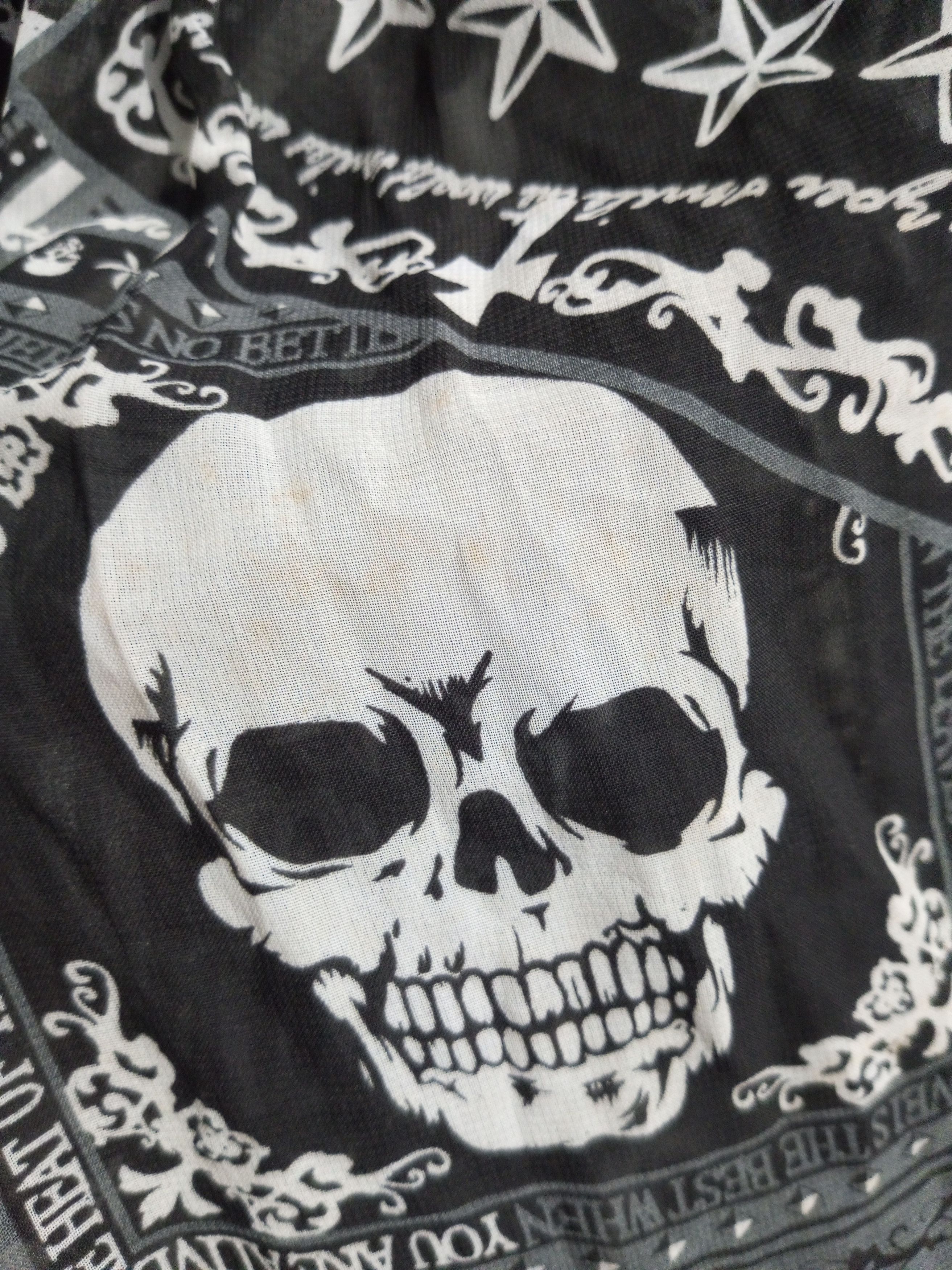 Hysteric Glamour Vintage dig deep punk skulls cross asymetric skirt Size 32" / US 10 / IT 46 - 11 Thumbnail