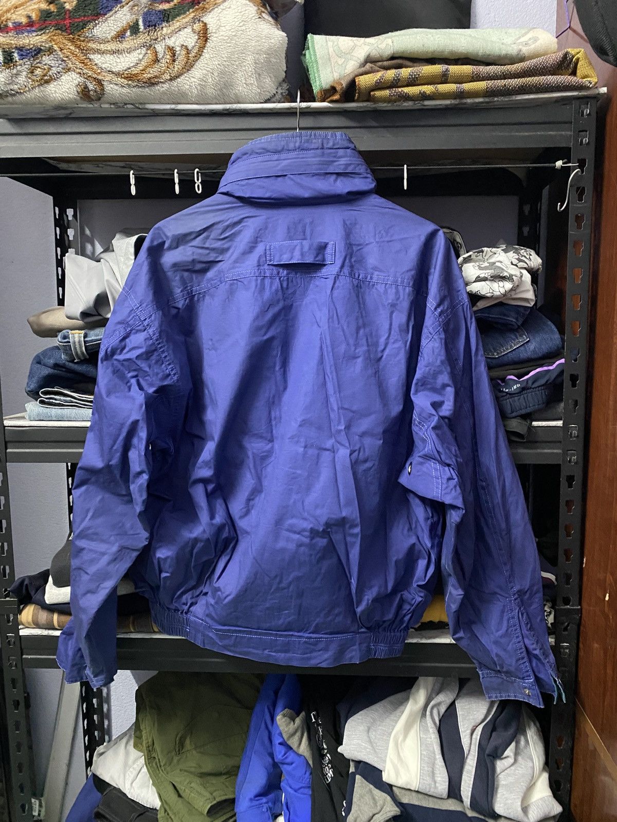 Helly Hansen Helly Hansen Casual Rain Jacket Hooded Mens Blue Navy Size US L / EU 52-54 / 3 - 2 Thumbnail