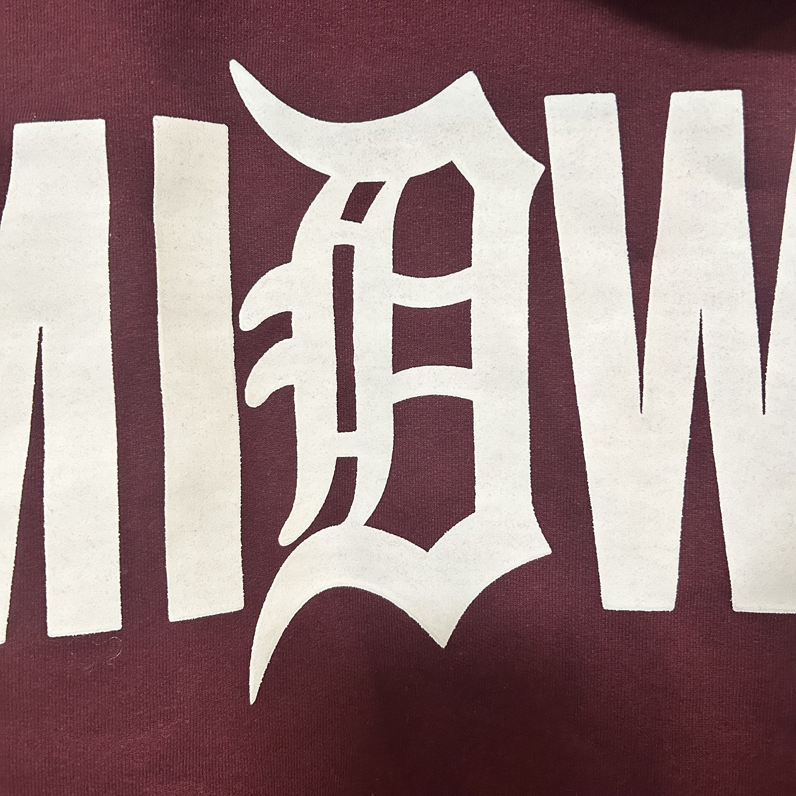 S4LEM SALEM S4LEM MIDWEST maroon Hoodie WITH STICKER size Large Size US L / EU 52-54 / 3 - 5 Thumbnail