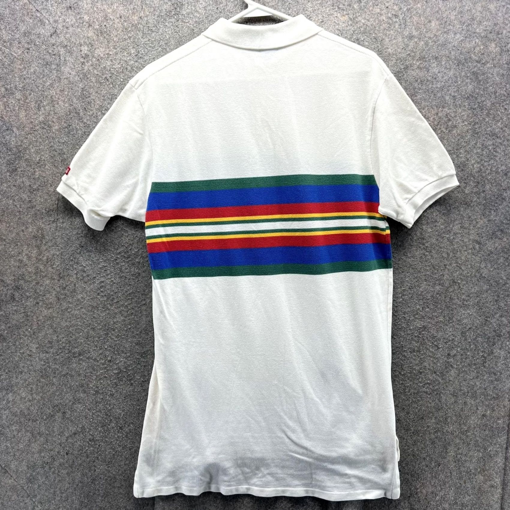 Polo Ralph Lauren VINTAGE Polo Ralph Lauren Shirt Mens M White Striped USA Made 90s Classic Polo Polo Ralph Lauren Shirt Mens M White Striped USA Made 90s Classic Size US M / EU 48-50 / 2 - 2 Thumbnail