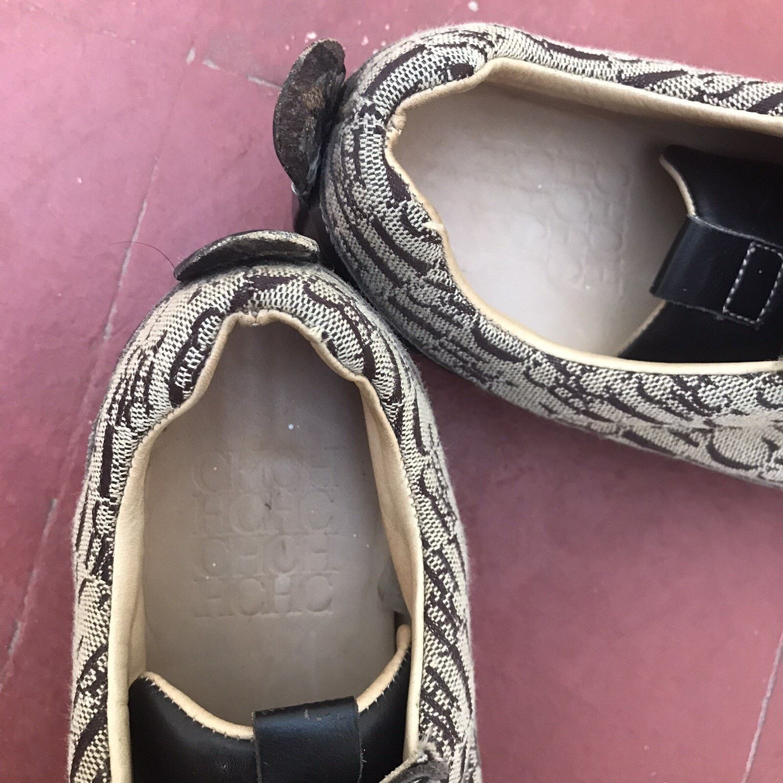 Carolina Herrera Carolina Herrera canvas leather shoes brown WOmen size 9US Size US 9 / IT 39 - 9 Thumbnail