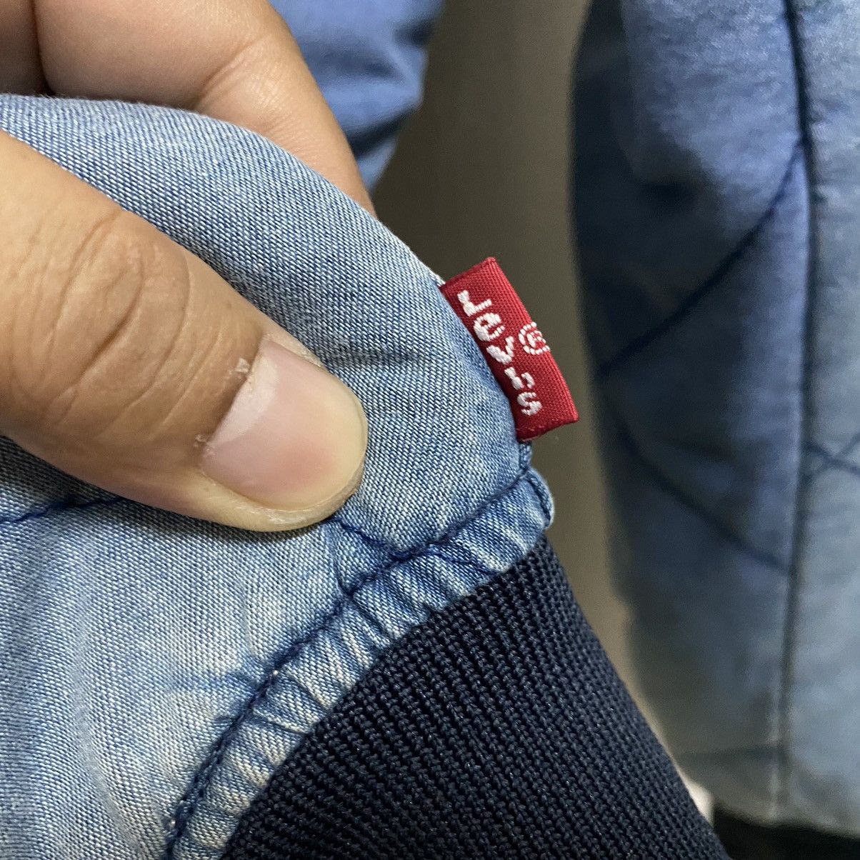 Levi's Rare LEVIS Reversible Fleece Sherpa Jacket indigo vintage Size US M / EU 48-50 / 2 - 6 Thumbnail