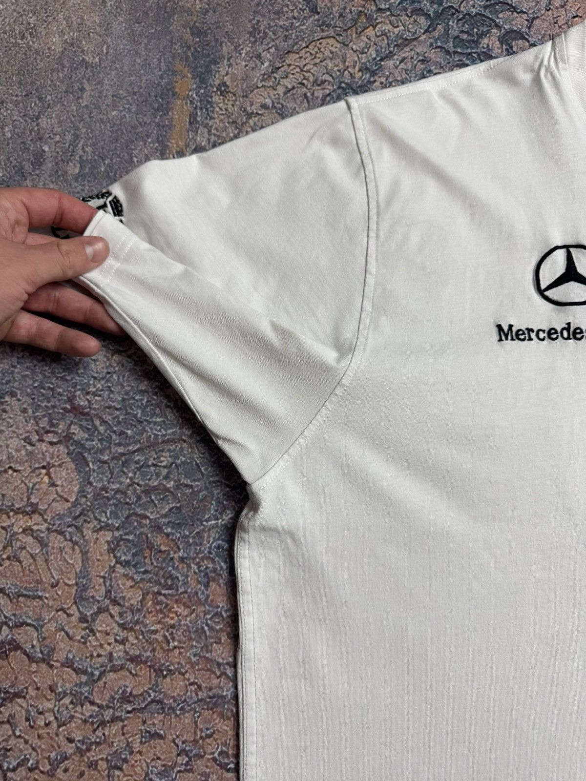 Mercedes-Benz Mercedes Benz Henri Lloyd Mens Logo T-Shirt Size XL White Size US XL / EU 56 / 4 - 6 Thumbnail