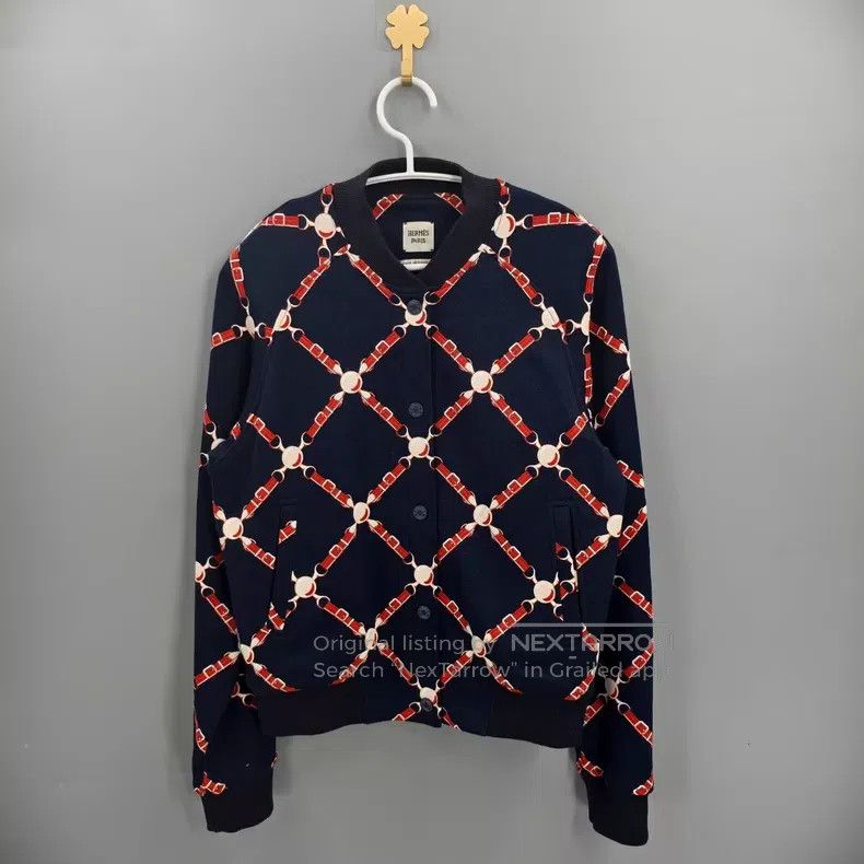 Hermes Hermes Classic Chain Print Button Jacket Size XS / US 0-2 / IT 36-38 - 1 Thumbnail