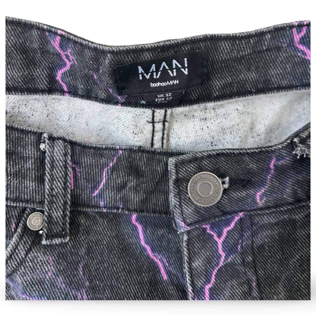 Boohoo Bohoo lightning print #417 Size US 32 / EU 48 - 3 Thumbnail