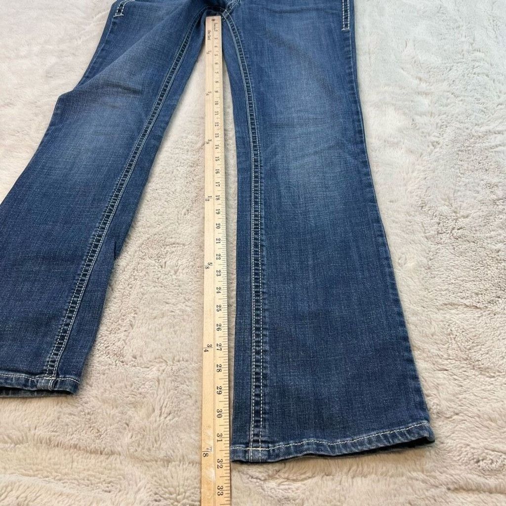 Wrangler Wrangler Rock 47 Bootcut Low Rise Jeans Womens 30x32 Blue Size 30" / US 8 / IT 44 - 6 Thumbnail