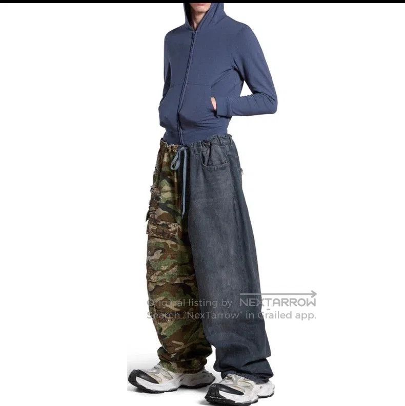 Balenciaga Balenciaga Camo Patchwork Baggy Jeans. Size US 34 / EU 50 - 5 Thumbnail