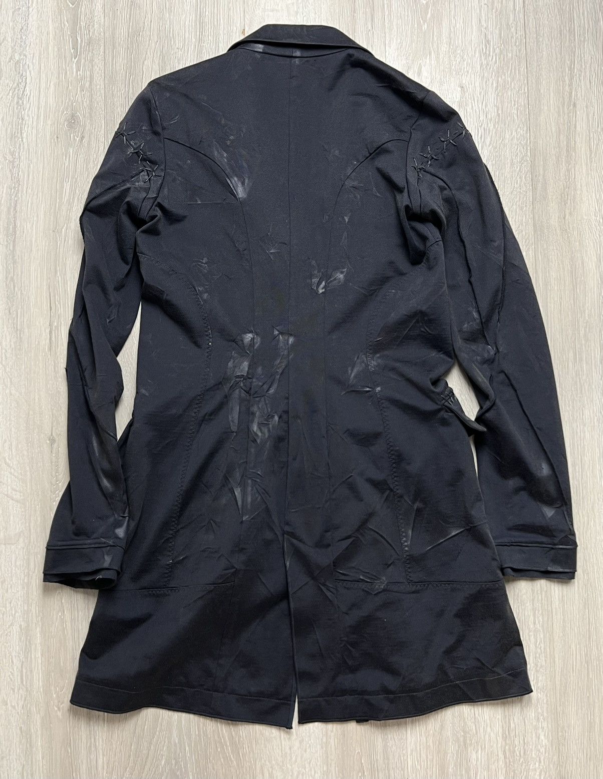 Marithe + Francois Girbaud Marithe Francois Girbaud Cravatatakiller Navy Coat Jacket Size S / US 4 / IT 40 - 10 Thumbnail