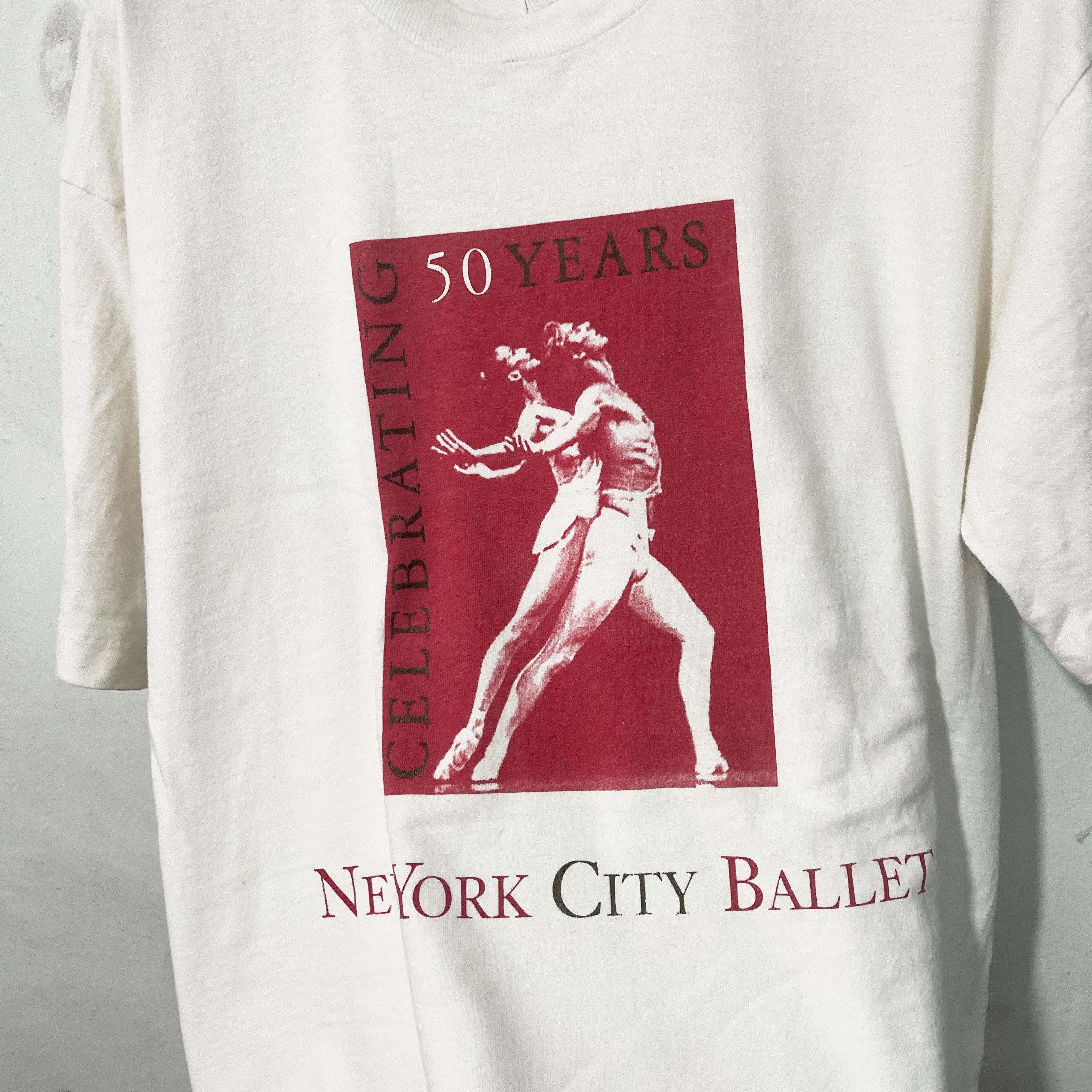 Vintage Vintage 90s New York City Ballet Shirt Size US L / EU 52-54 / 3 - 2 Thumbnail