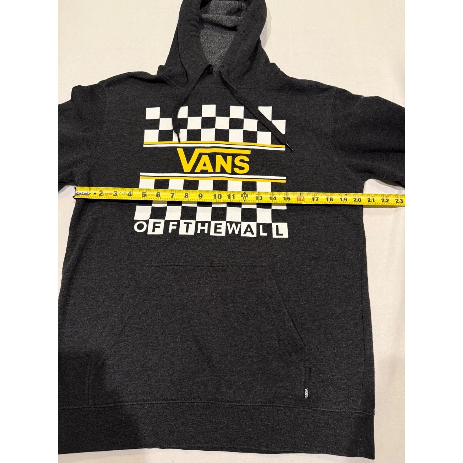 Vans Vans pullover check graphic off the wall hoodie mens medium Size US M / EU 48-50 / 2 - 2 Thumbnail