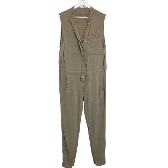 Enza Costa Enza Costa Military Green Jumpsuit Size 27" / US 4 / IT 40 - 8 Thumbnail