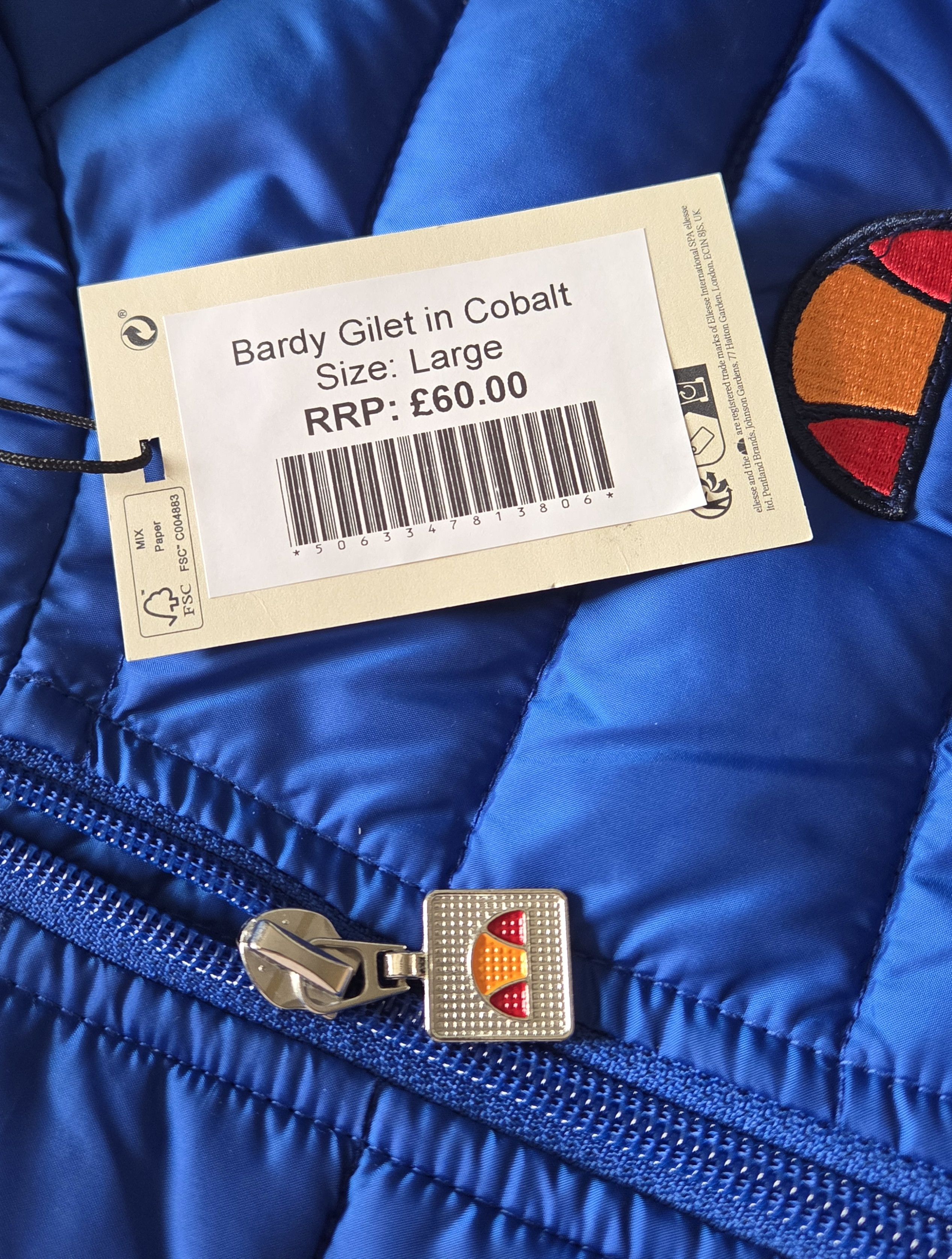 Ellesse Bardy Gilet Size US L / EU 52-54 / 3 - 6 Thumbnail