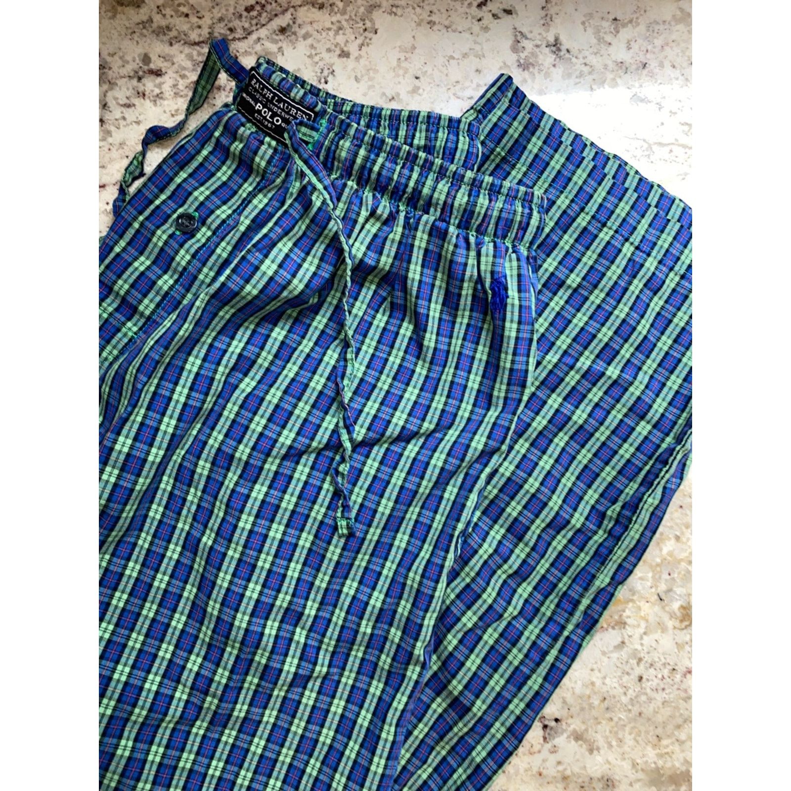 Polo Ralph Lauren Polo Ralph Lauren $48 Plaid Woven Cotton Pajama Pant Med Size ONE SIZE - 15 Thumbnail