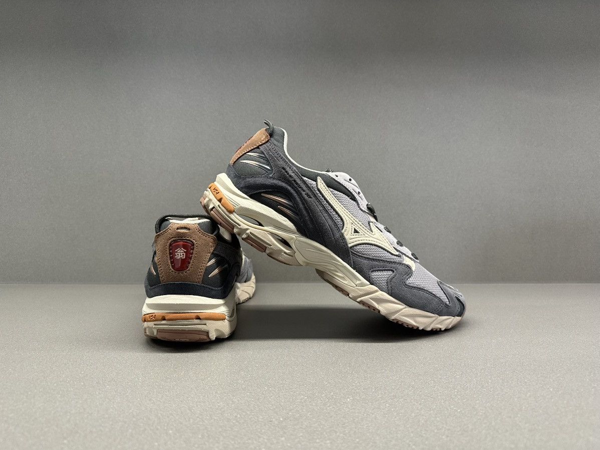 Mizuno Mizuno Wave Rider 10 Opal Grey Pumpkin Spice Size US 11.5 / EU 44-45 - 7 Thumbnail