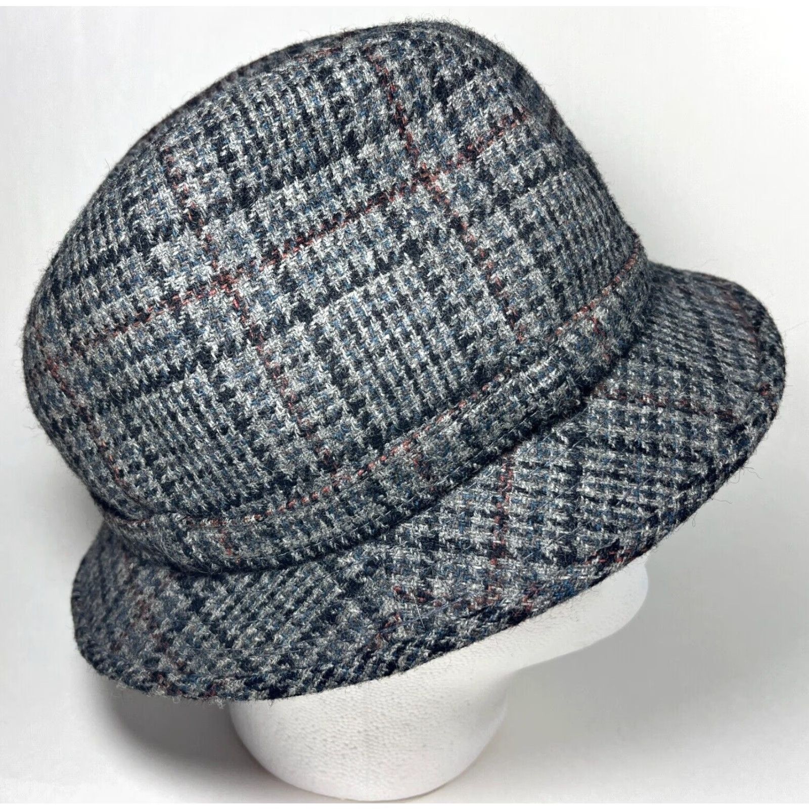 Vintage VINTAGE The Edinburgh Woollen Mill Men'S Wool Fedora Hat Plaid Made in UK Sz Medium Size ONE SIZE - 4 Thumbnail