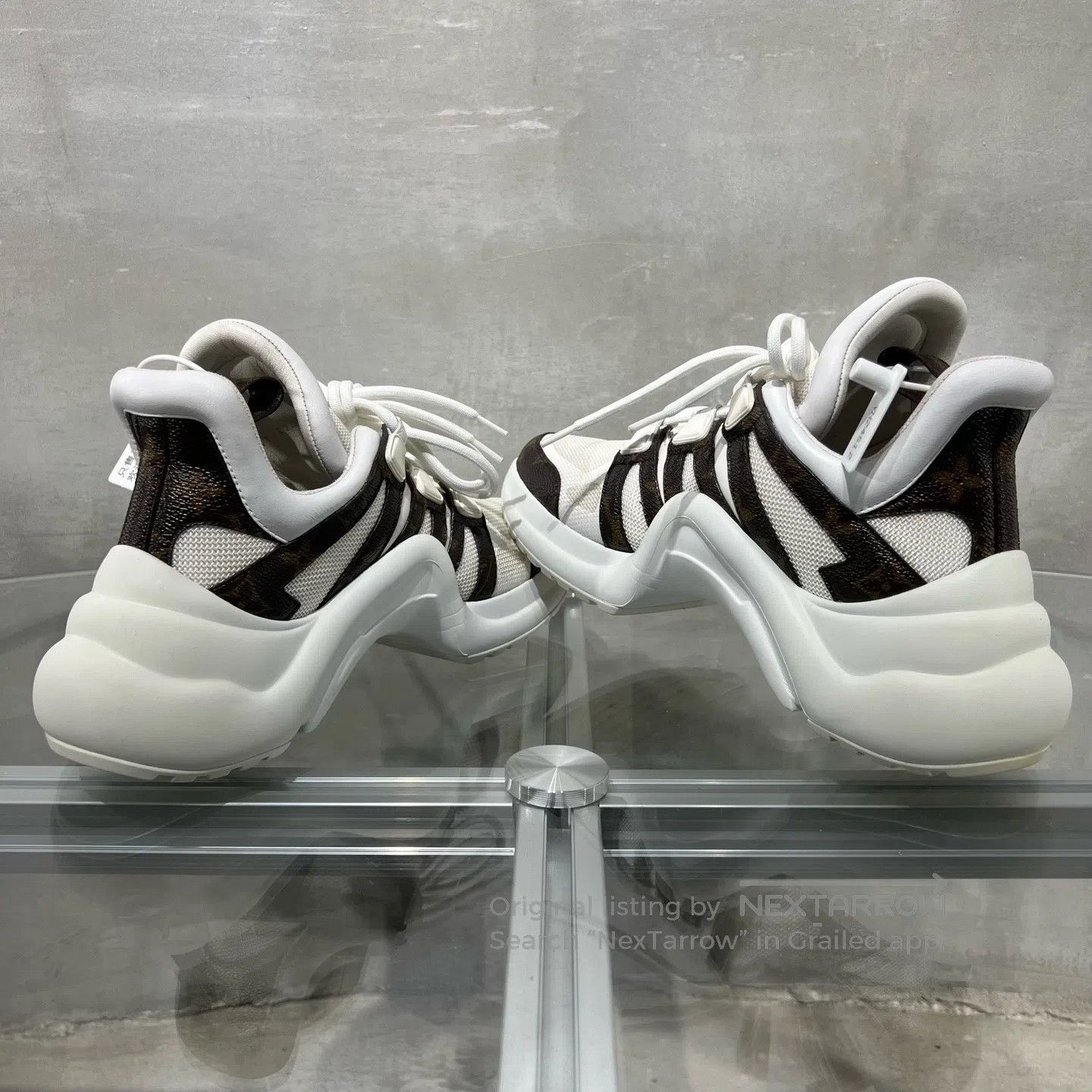 Louis Vuitton Louis Vuitton Archlight White and Brown Color Combination Size US 6 / IT 36 - 5 Thumbnail