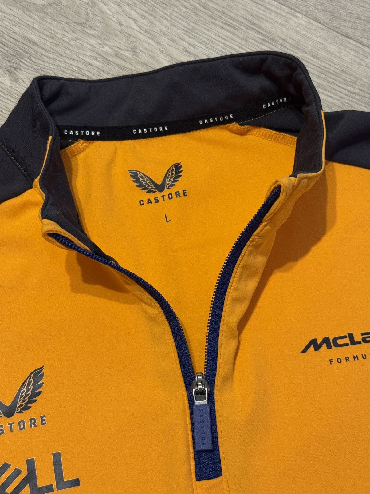 Formula 1 🔷Castore McLaren F1 Team 1/3 Zip🔷 Size US L / EU 52-54 / 3 - 6 Thumbnail