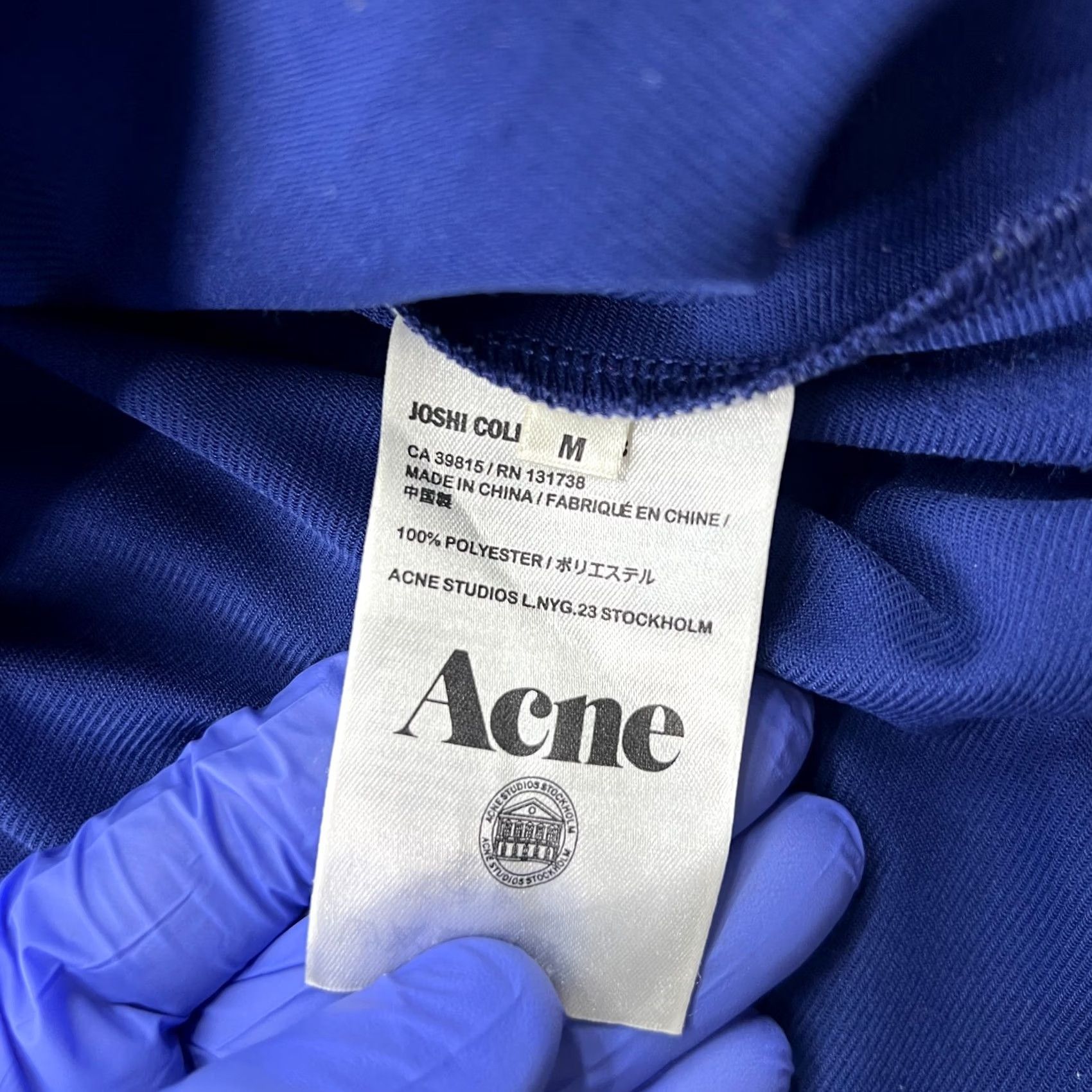 Acne Studios Acne Studios Joshi Collage T-Shirt Mens Medium Blue Tee Music New Size US M / EU 48-50 / 2 - 7 Thumbnail