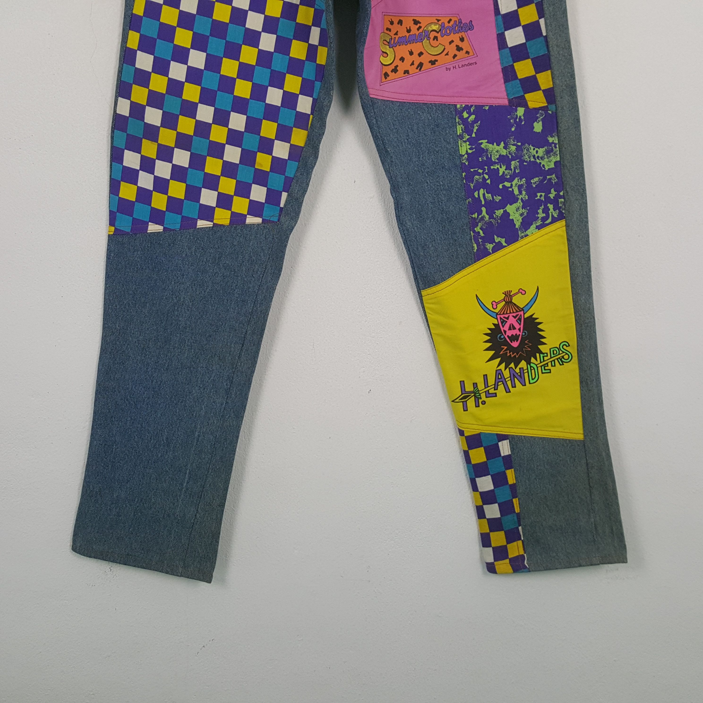 Vintage H Landers Fashion Style Jeans RR18 Size US 28 / EU 44 - 3 Thumbnail