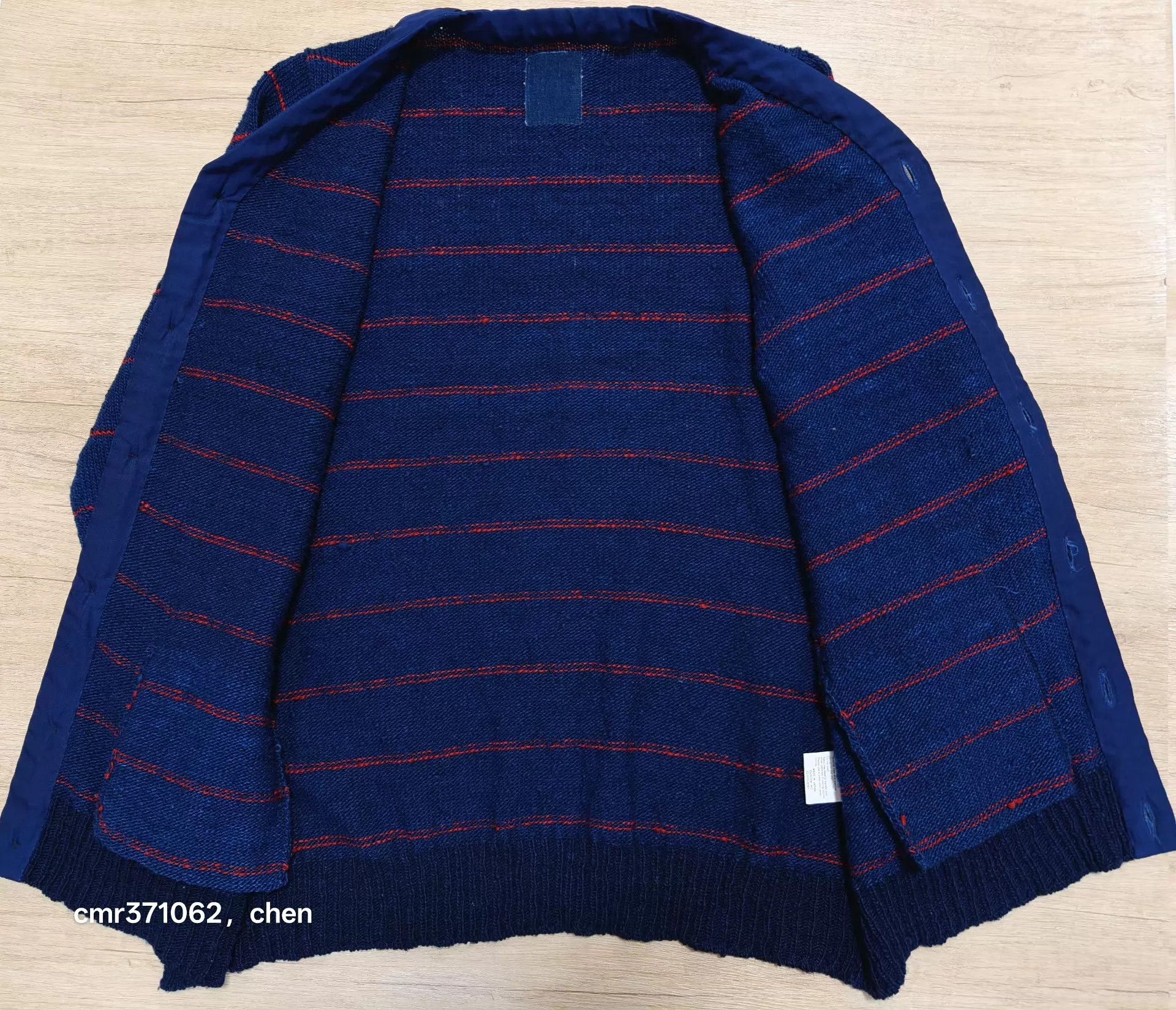 Visvim VISVIM 16 ICT N.D. Indigo Wool Long Cardigan Size US S / EU 44-46 / 1 - 8 Thumbnail