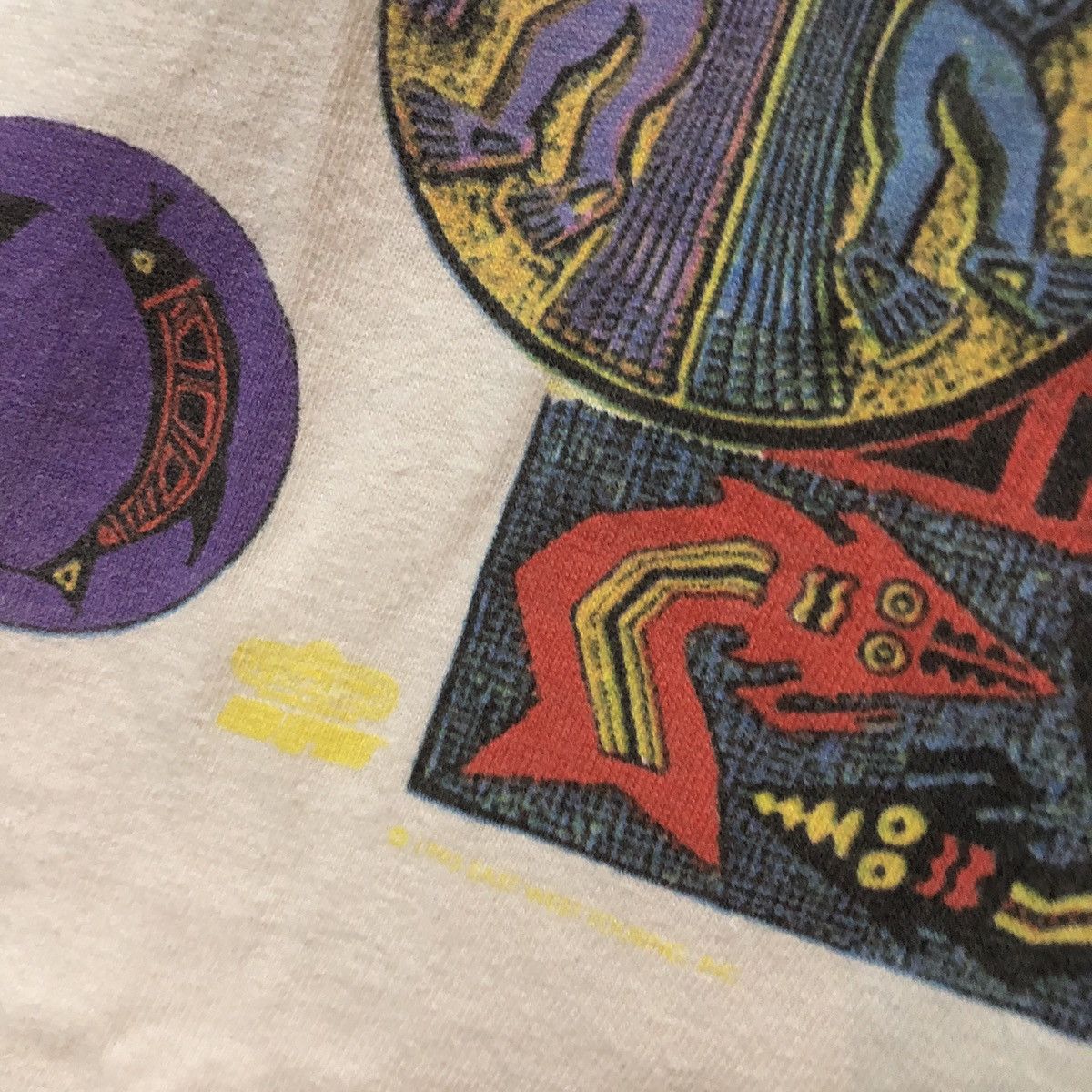Hanes × Vintage Vintage 1993 Santana bob dylan tour tee Size US XL / EU 56 / 4 - 4 Thumbnail