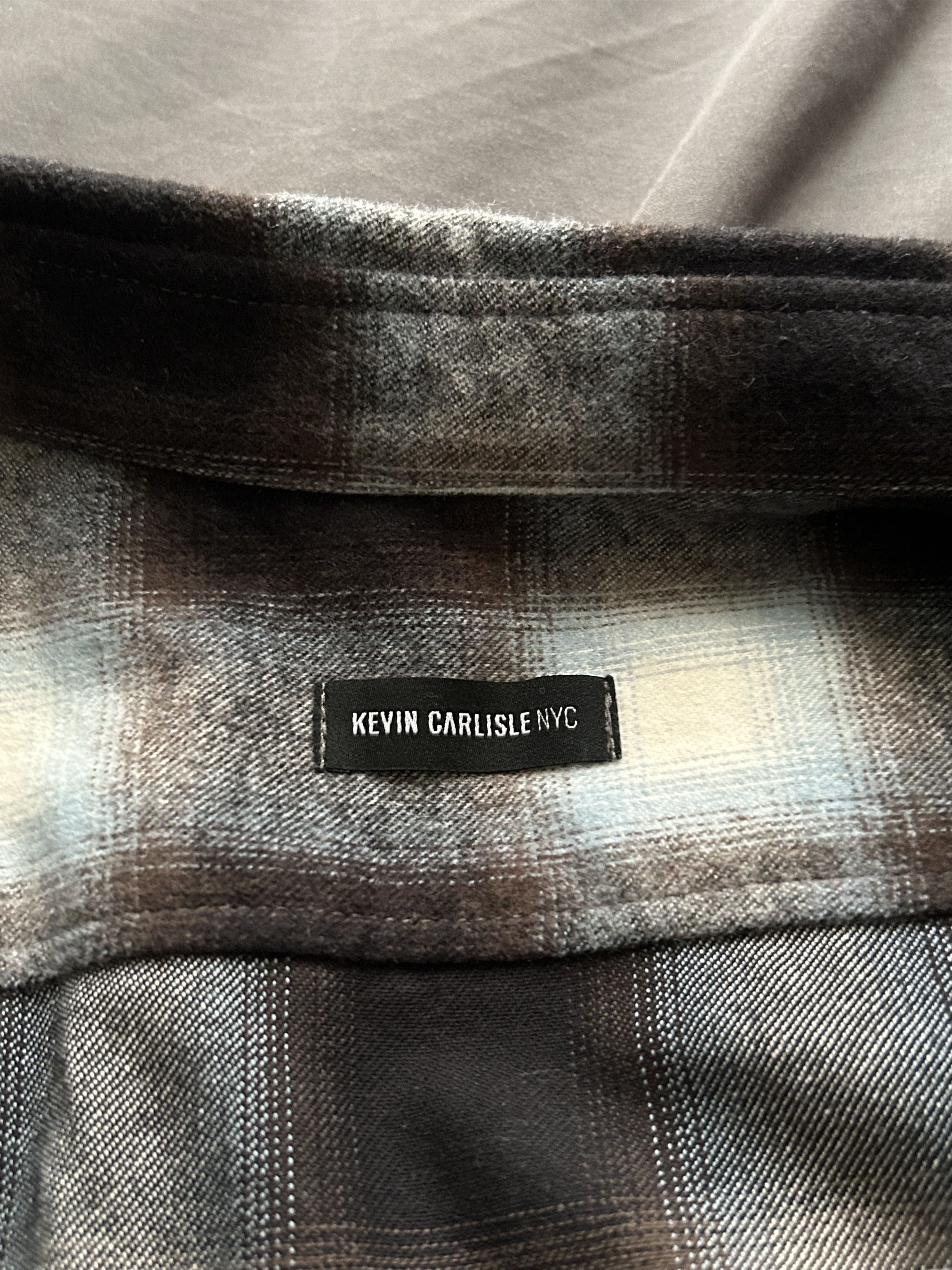 BV By Bodega Vengeance Patched Flannel Botton Down Size US M / EU 48-50 / 2 - 8 Thumbnail