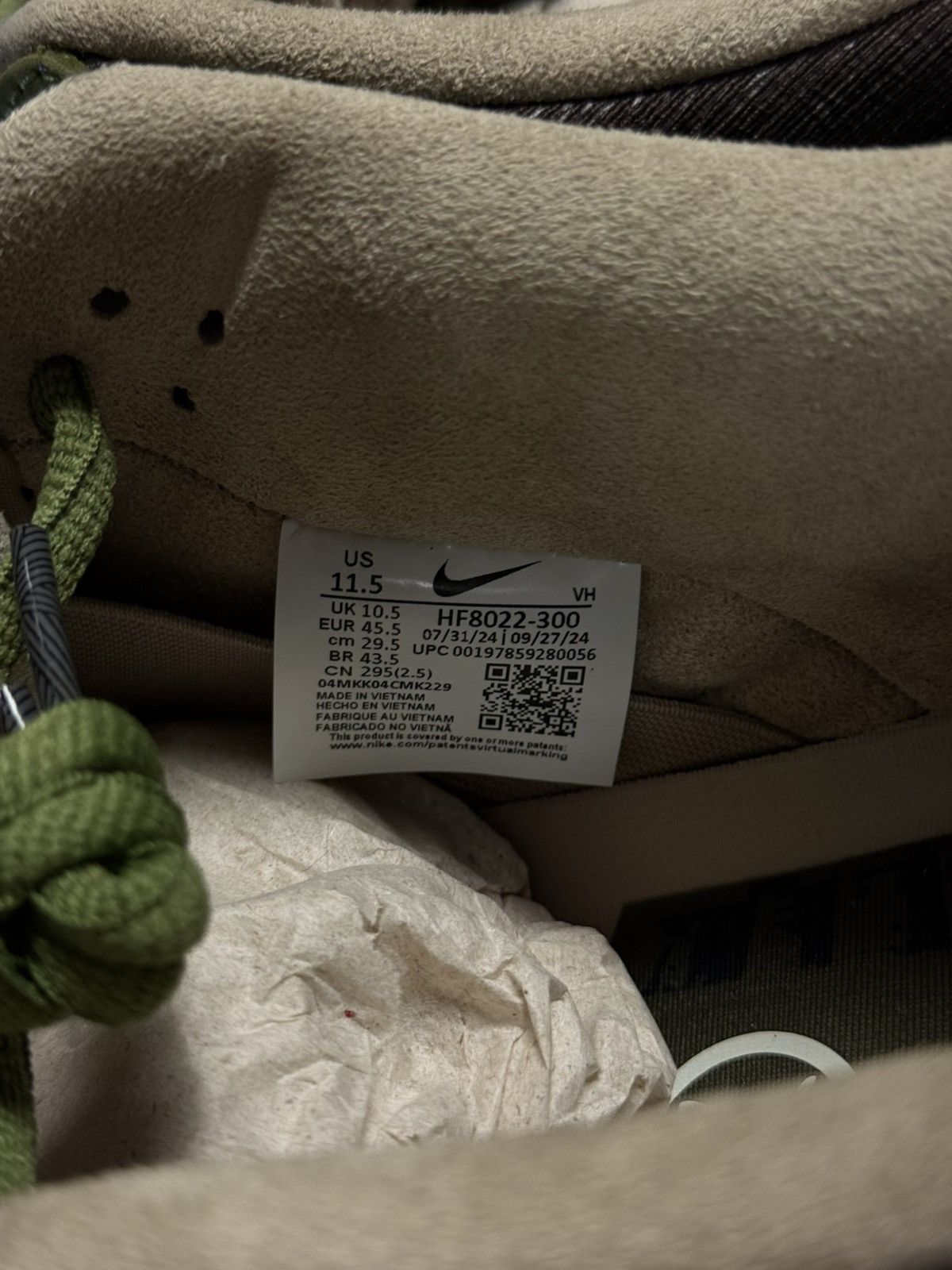 Nike Nike Dunk Low Yuto Horigome Matcha Size 11.5 (NEW) Size US 11.5 / EU 44-45 - 8 Thumbnail