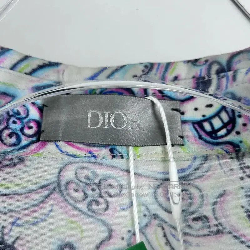 Dior Dior Blue Cotton Men's T-Shirt . Size US L / EU 52-54 / 3 - 3 Thumbnail