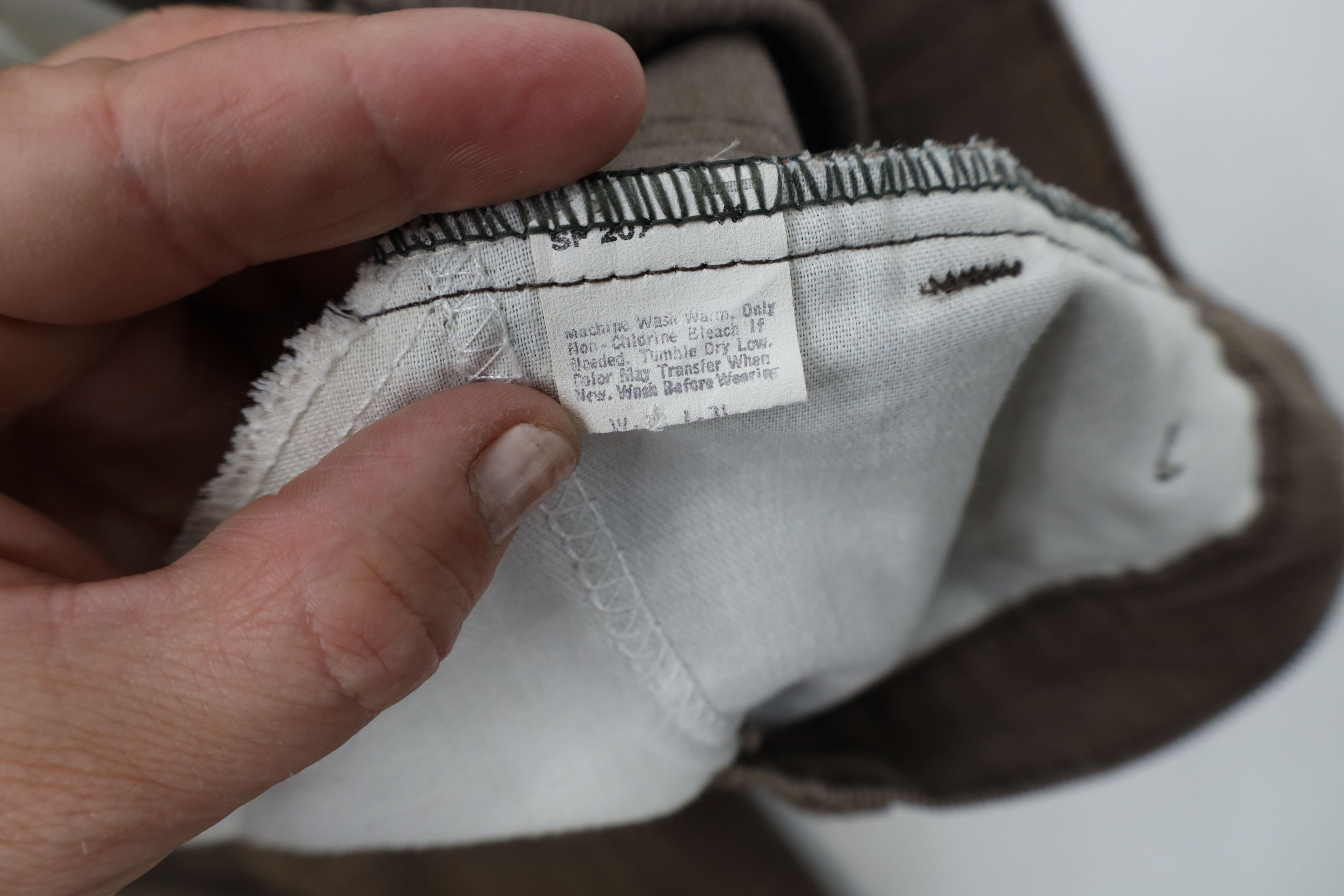 Levi's Vintage 80s Levis Leg Corduroy Chino Pants Brown USA Size US 32 / EU 48 - 10 Thumbnail