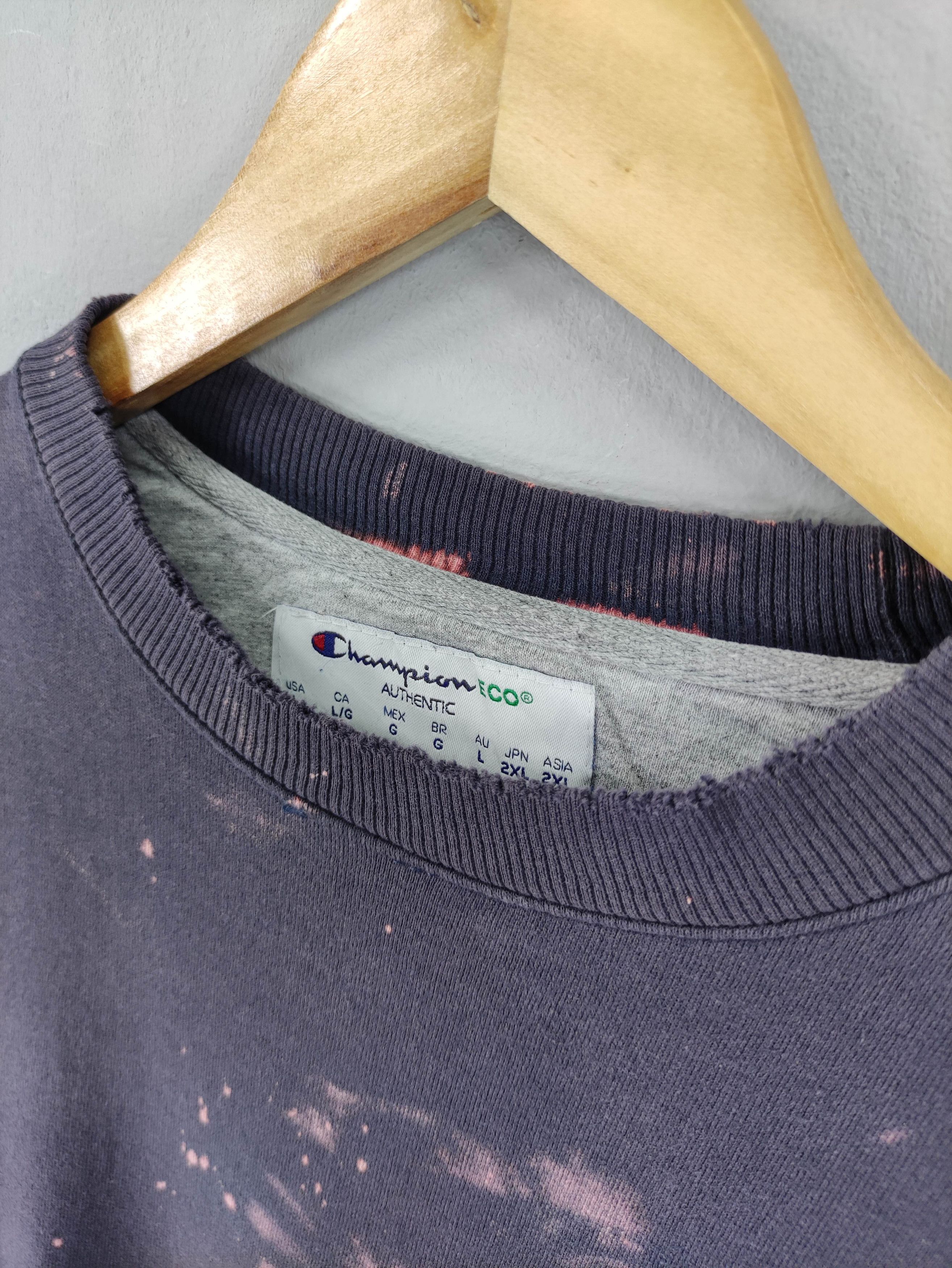 Champion Vintage Champion Acid Wash Distressed Sweatshirt Size US L / EU 52-54 / 3 - 2 Thumbnail