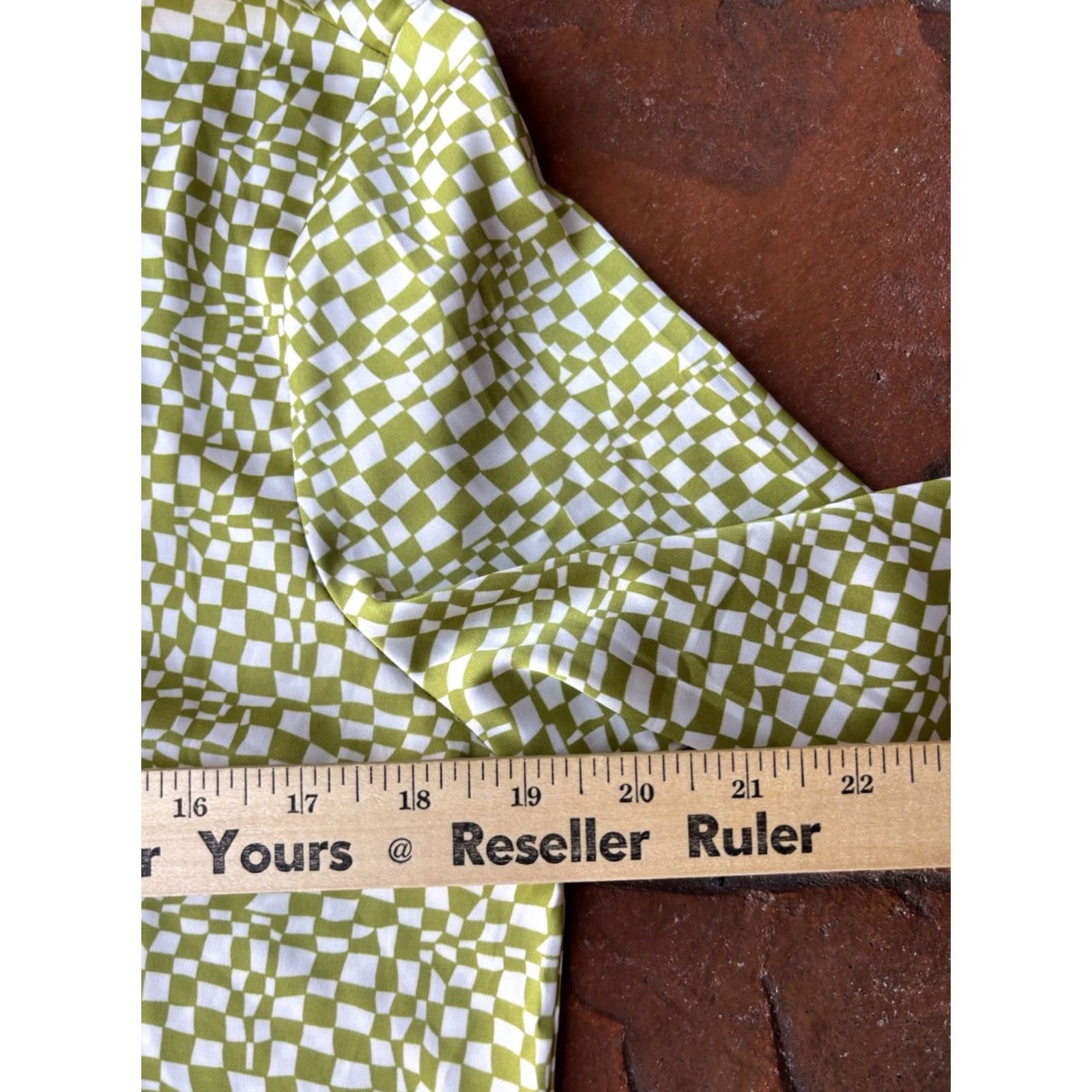 Vintage Maison D’Amelie Button Blouse Shirt Women’s Small Checkered Green Shirt Blouse Womens Small Green Button Blouse Blouse Green Women’s Small Size S / US 4 / IT 40 - 4 Thumbnail