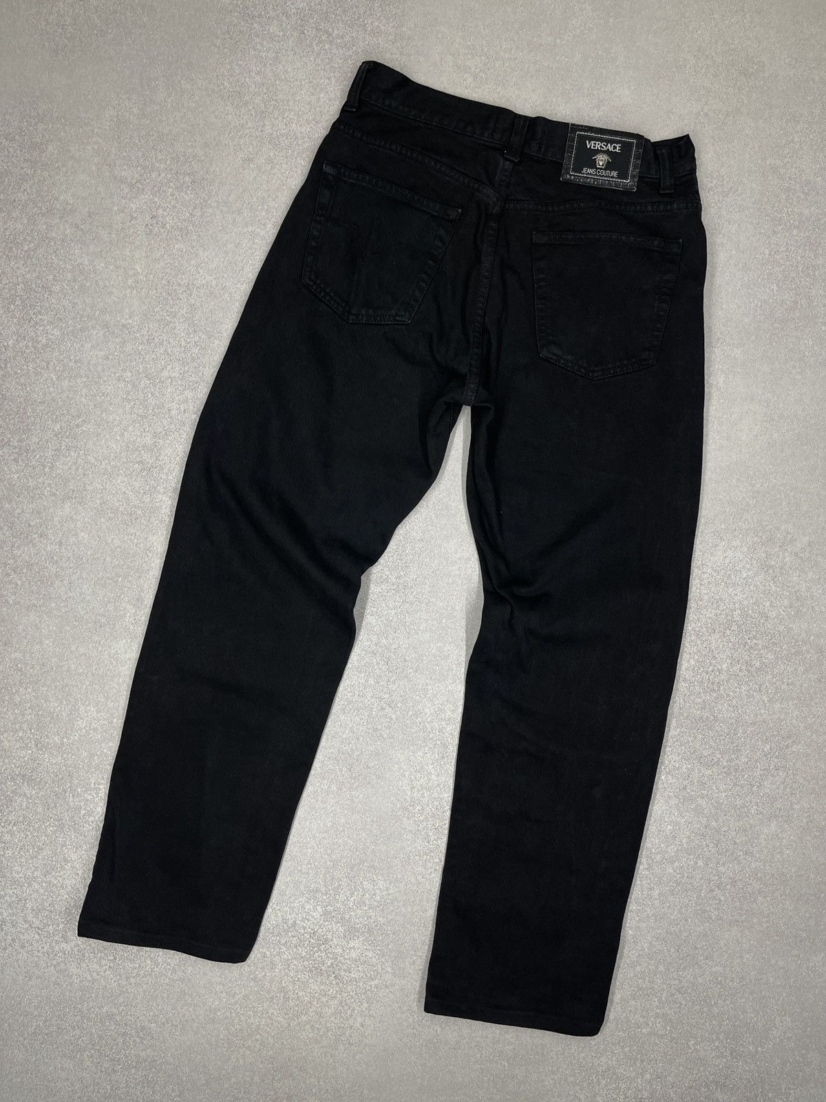 Versace Jeans Couture Vintage Versace Jeans Couture Denim Black Made in Italy m Size US 32 / EU 48 - 1 Thumbnail