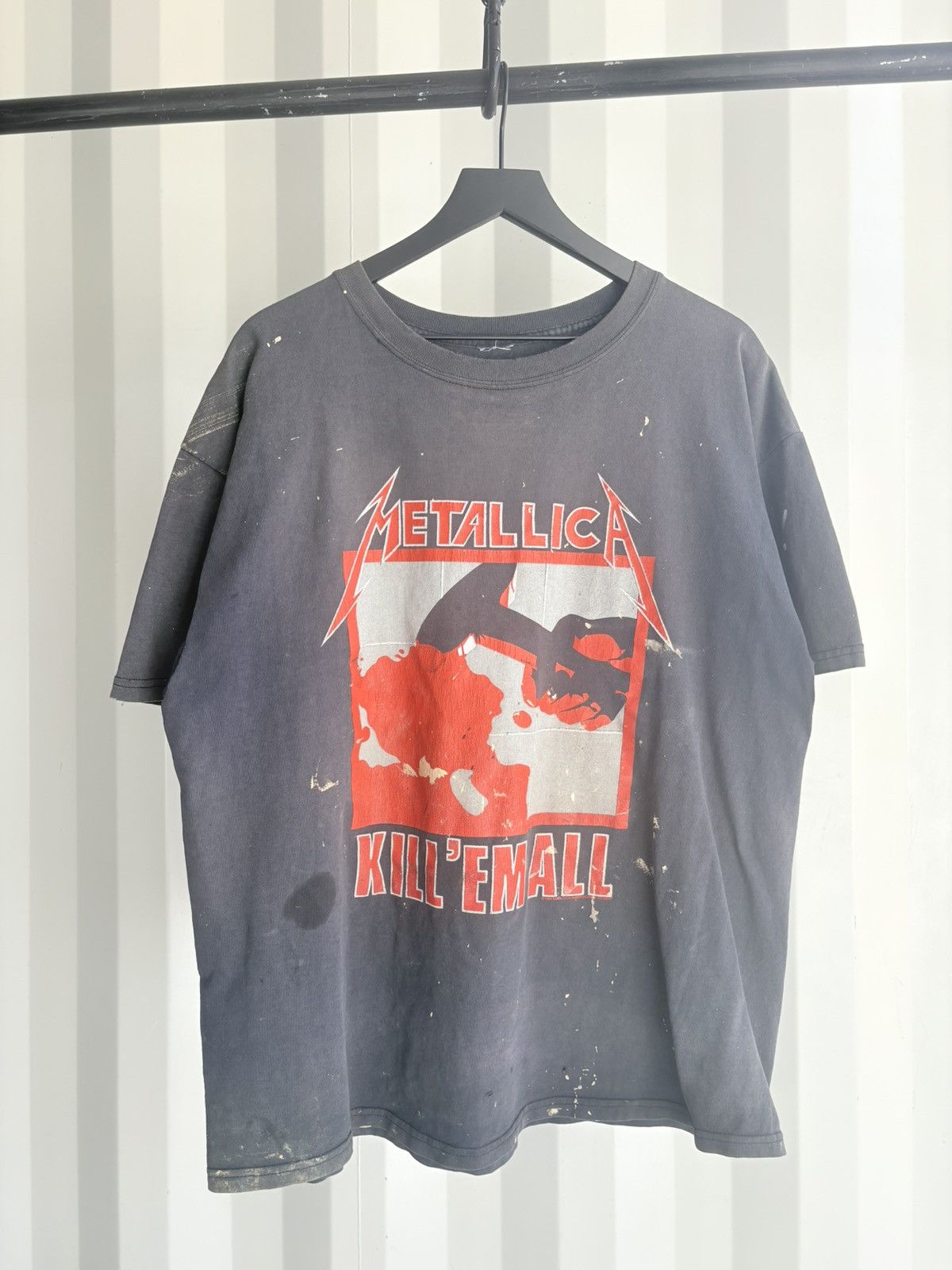 Band Tees Thrashed Metallica Kill Em Faded Distressed ERD GRUNGE WCC Size US XL / EU 56 / 4 - 1 Thumbnail