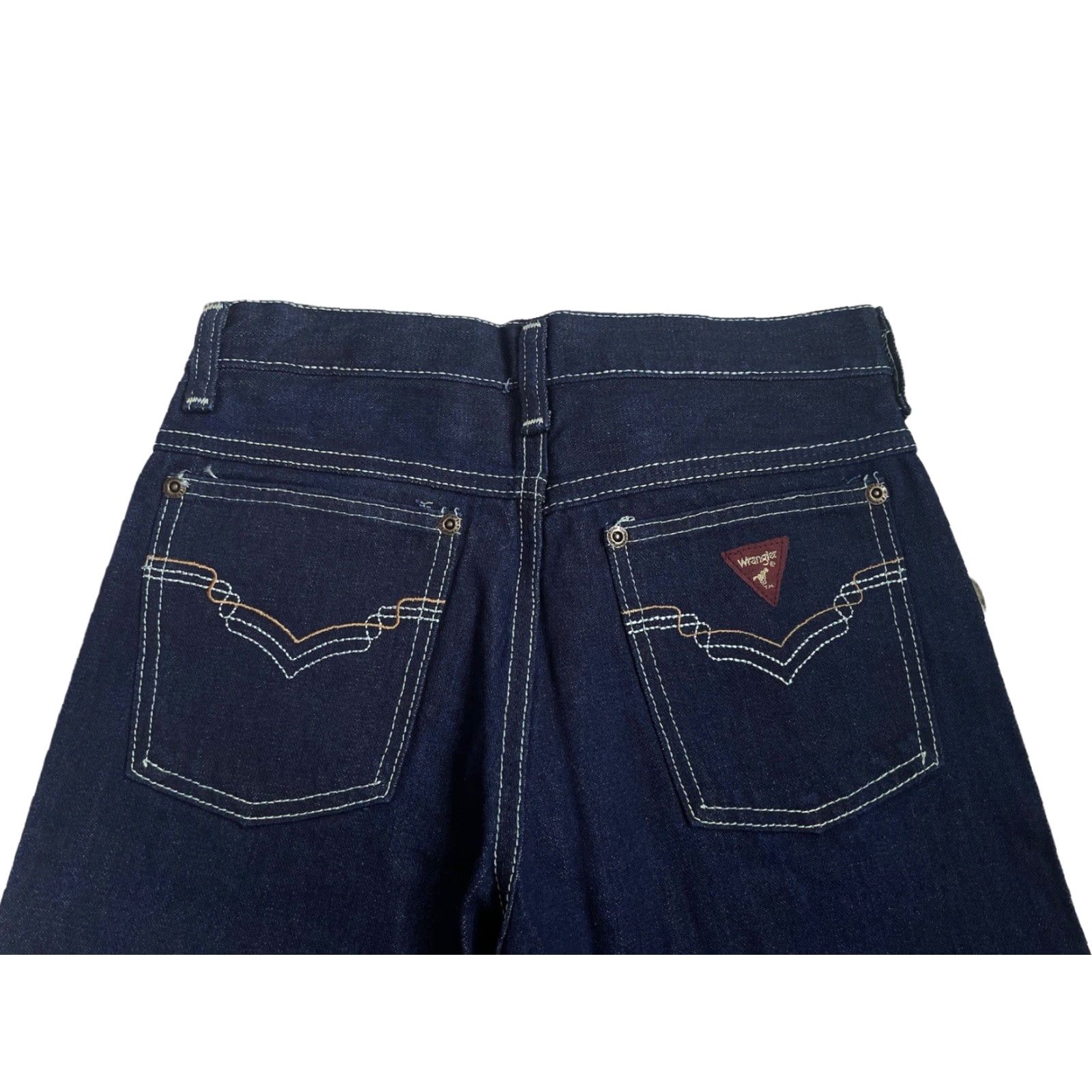 Wrangler VINTAGE Wrangler Jeans Straight Navy 29x32 Deadstock NWT USA Belt Loops Men Jeans 80s Vintage Style Size US 29 - 5 Thumbnail