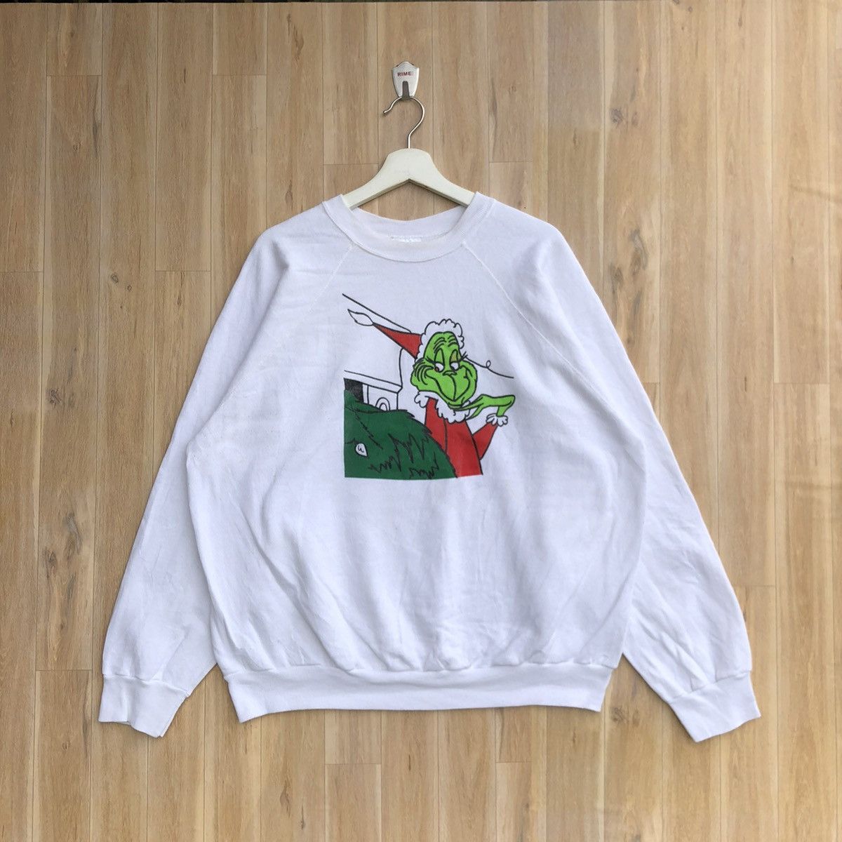 Vintage Vintage The Grinch Men’s Pullover Sweatshirt Size US L / EU 52-54 / 3 - 1 Thumbnail