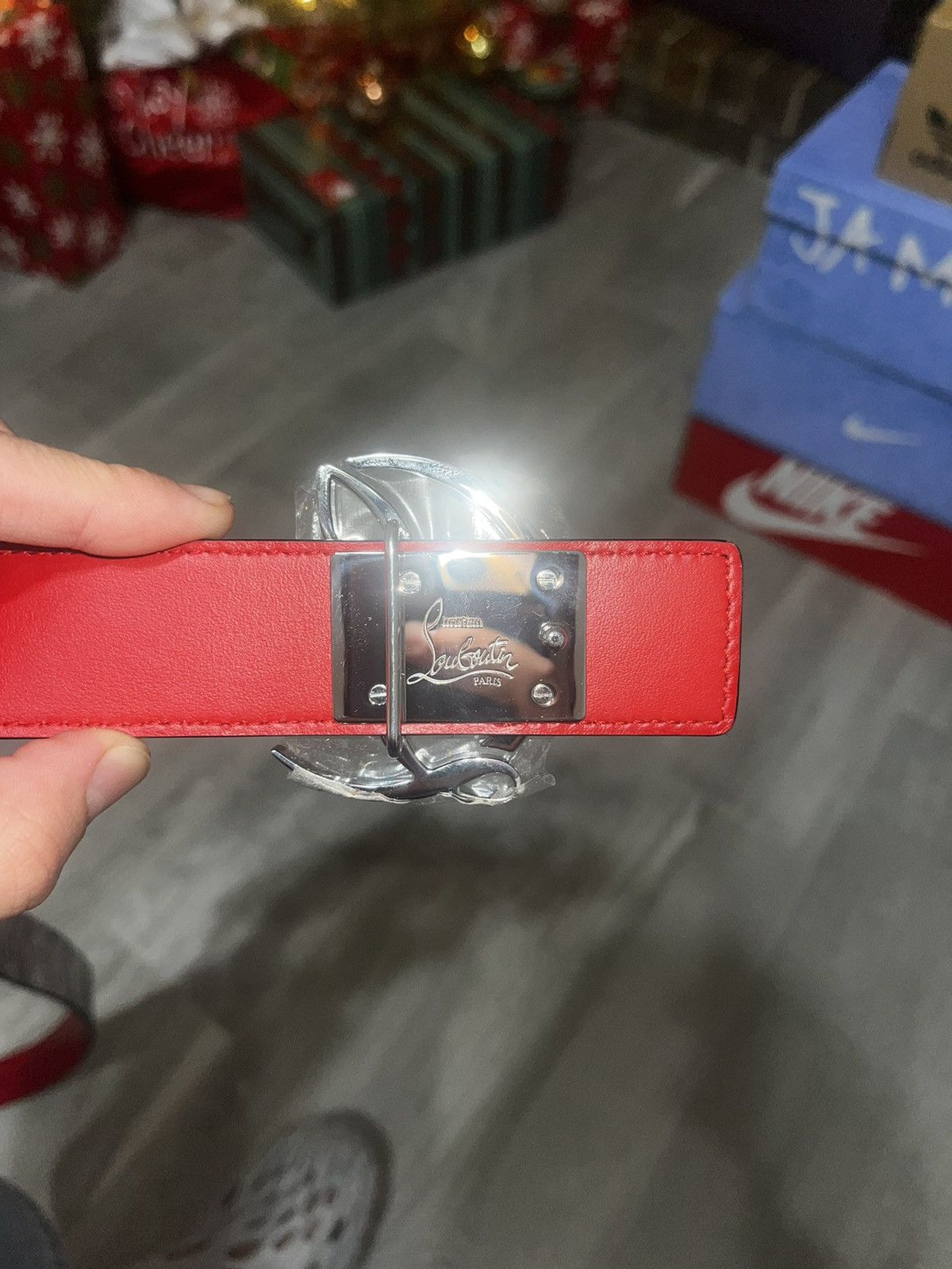 Christian Louboutin Louboutin CL Logo Belt 80cm | 32” Monogram CL Size ONE SIZE - 5 Thumbnail