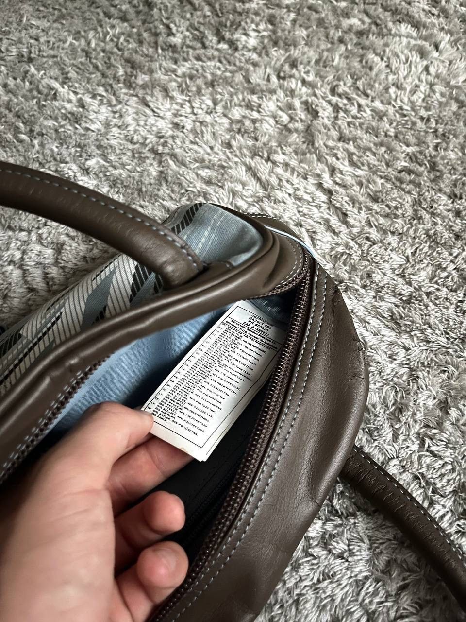 Nike × Vintage 00s Nike Vintage Bag Streetwear Rare Logo Swoosh Size ONE SIZE - 7 Thumbnail