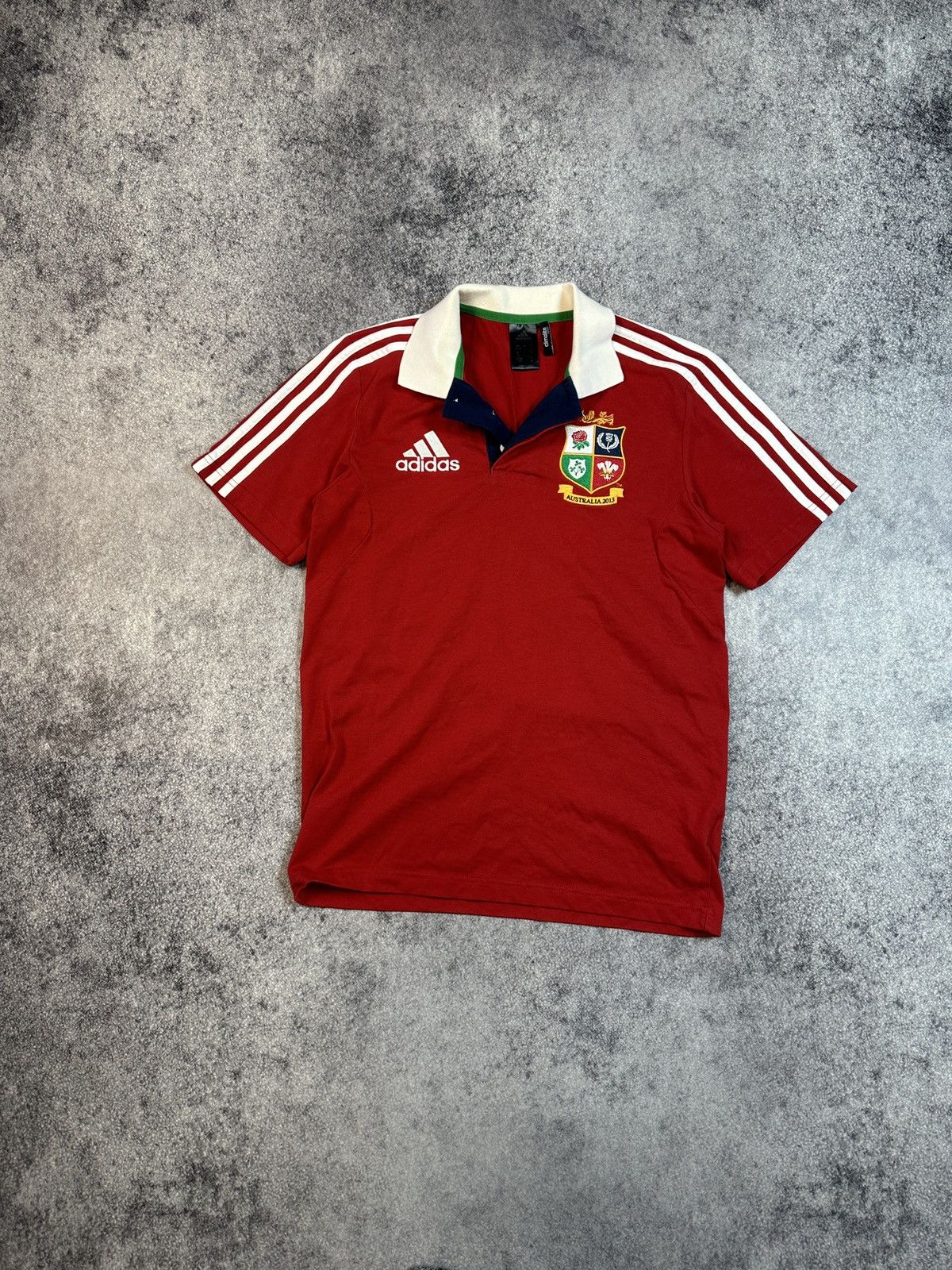 Adidas × Vintage vintage Adidas 4 Nations Rugby Jersey Streetwear Rare S Size US S / EU 44-46 / 1 - 1 Thumbnail