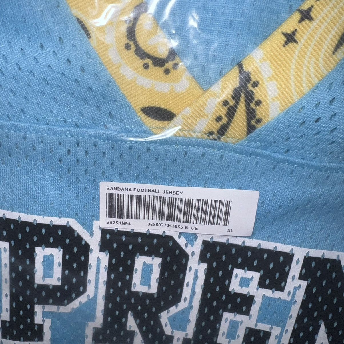 Supreme Supreme Bandana Football Jersey Blue Size: Extra Large Size US XL / EU 56 / 4 - 5 Thumbnail
