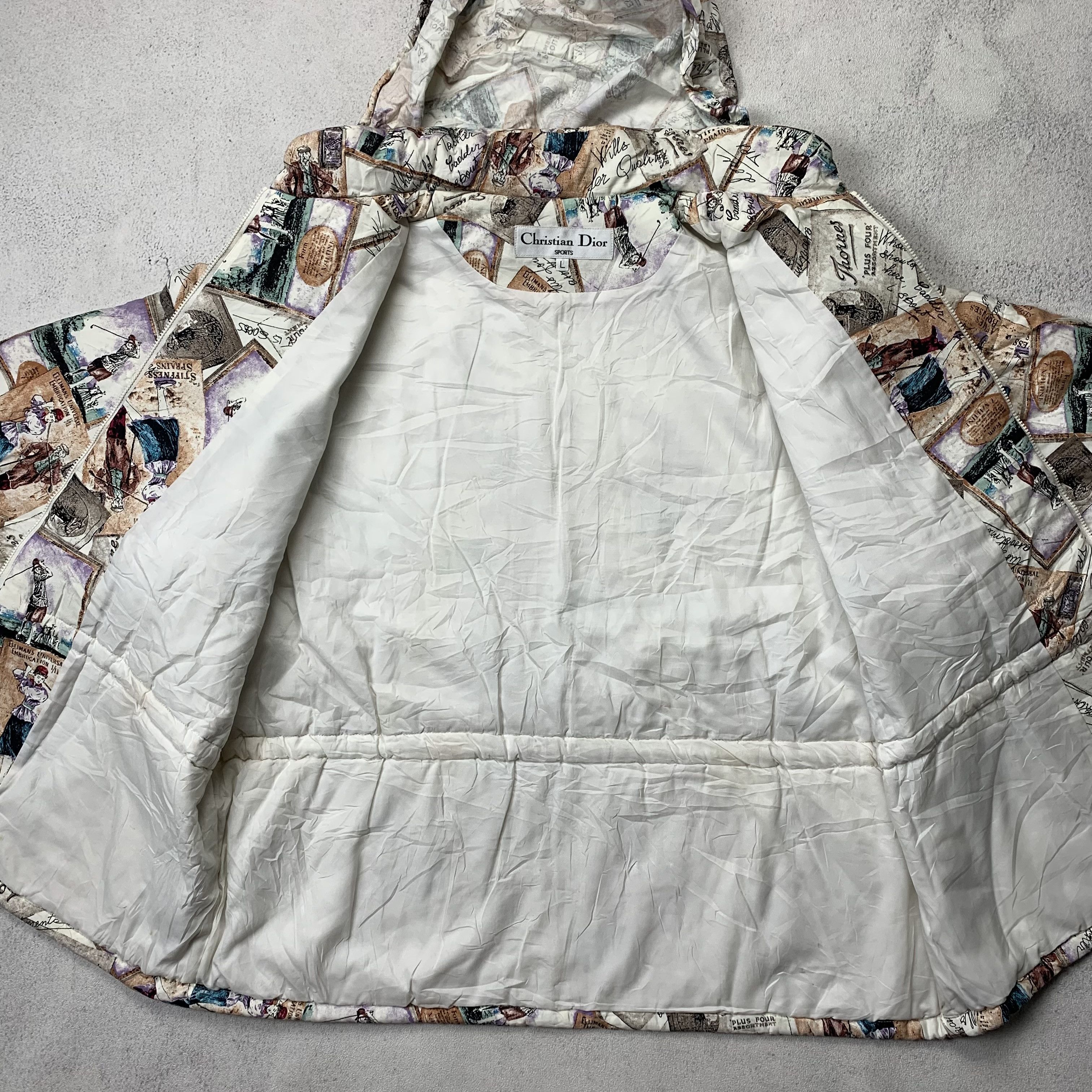 Vintage Christian Dior Over Print Jacket