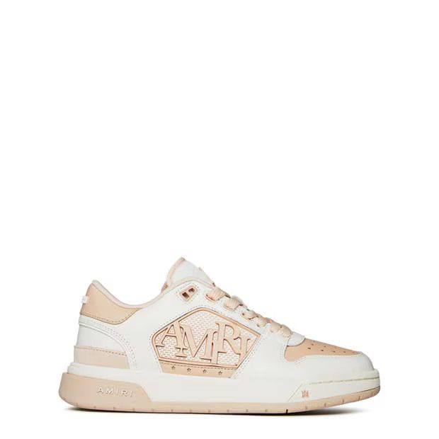 o1g2r1mq0824 Leather Trainers in White & Beige