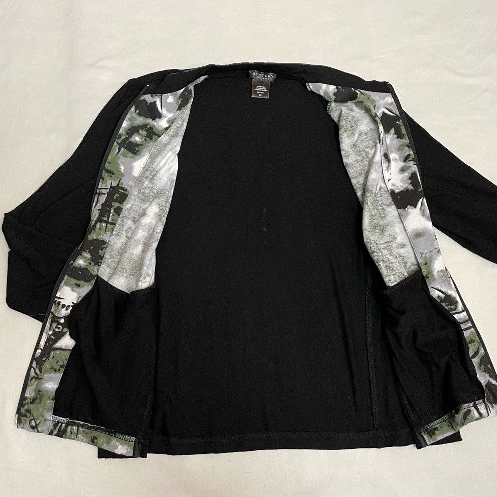 Other Mystery New York Zip Rayon Jacket Size XL Size XL / US 12-14 / IT 48-50 - 7 Thumbnail