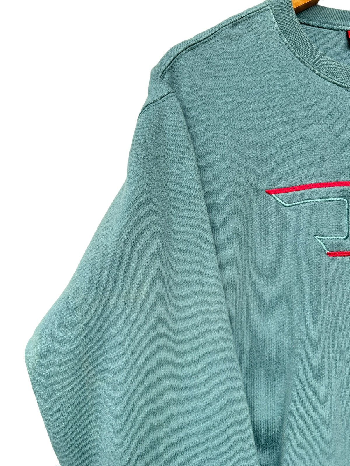Diesel Diesel D Centre Logo Sunfaded Distressed Baggy Sweatshirt Size US M / EU 48-50 / 2 - 3 Thumbnail