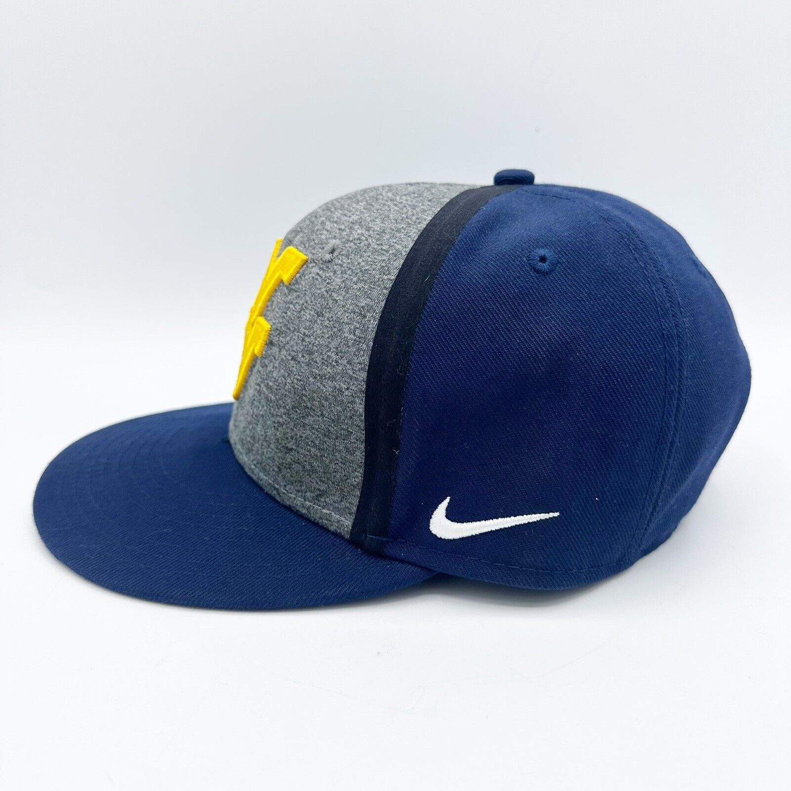 Nike West Virginia University Nike True StrapBack Flatbill Hat Size ONE SIZE - 6 Thumbnail