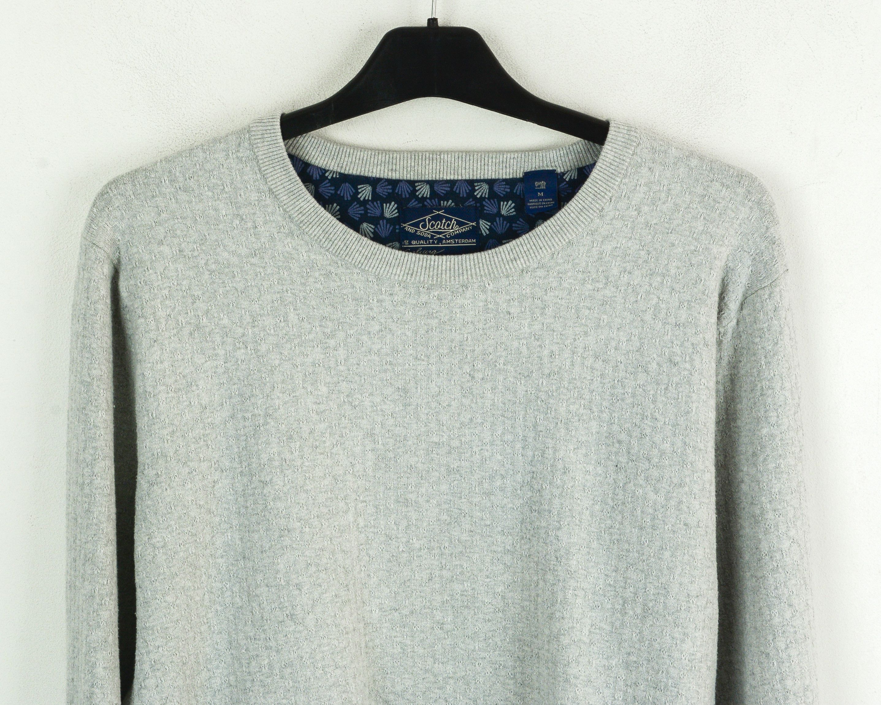 Scotch & Soda Mens M Pullover Jumper Sweatshirt Crew Neck Casual Grey Top Size US M / EU 48-50 / 2 - 2 Thumbnail