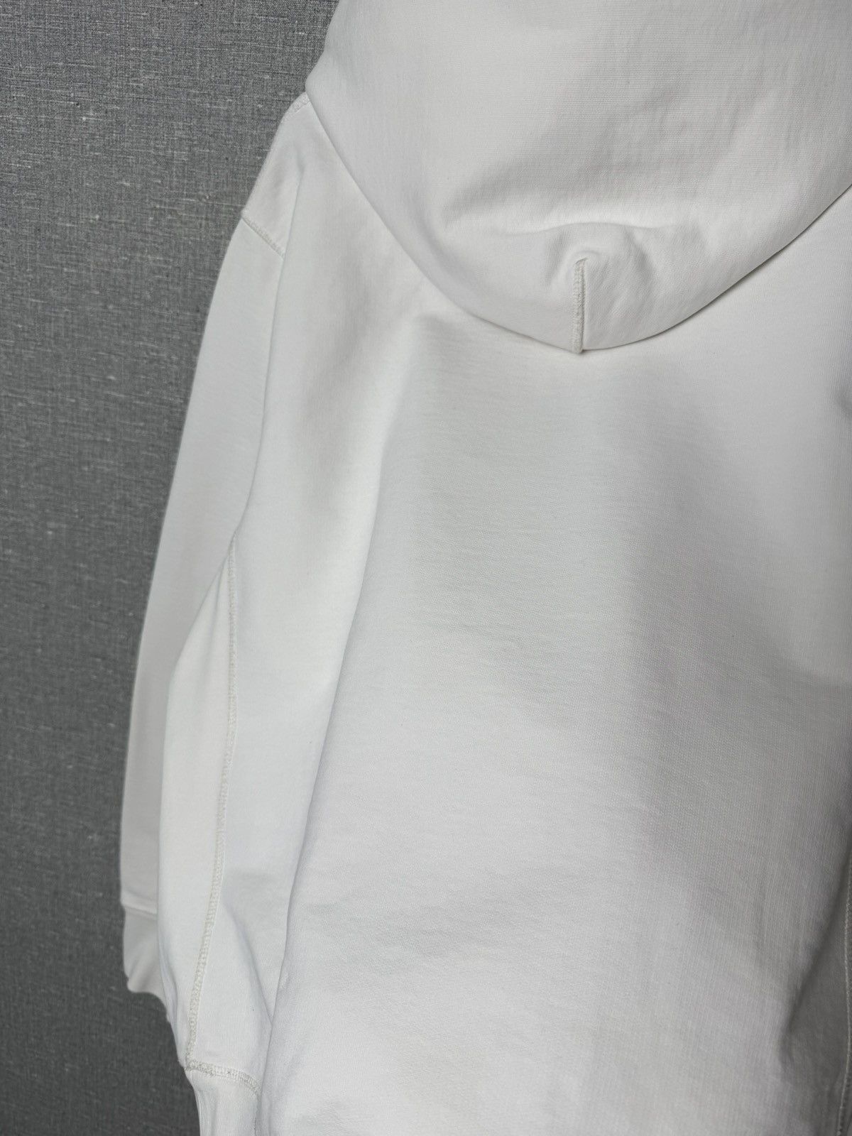 Helmut Lang Helmut Lang Thick White Hoodie Mirrored Web Logo Size XL Size US XL / EU 56 / 4 - 15 Thumbnail