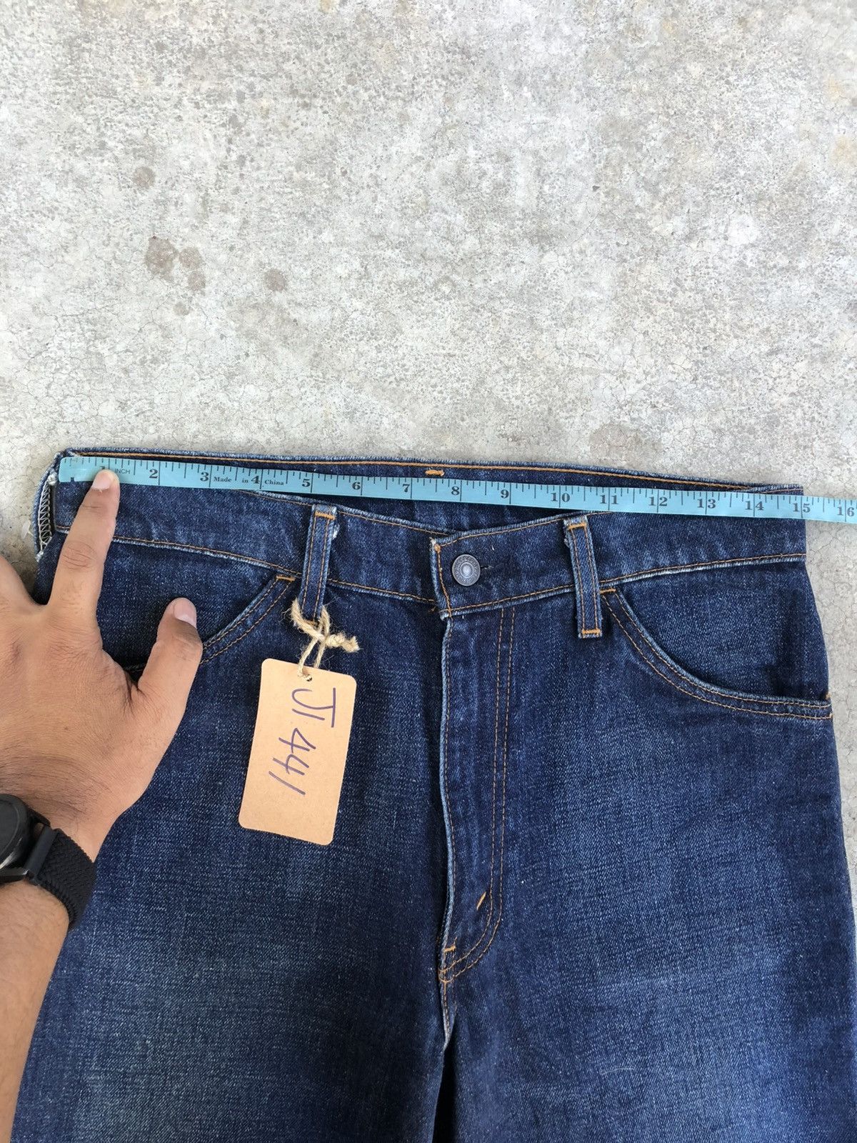If Six Was Nine Flared Levi’s 646 Bell Bottom Bootcut Orange Tab Size US 29 - 22 Thumbnail