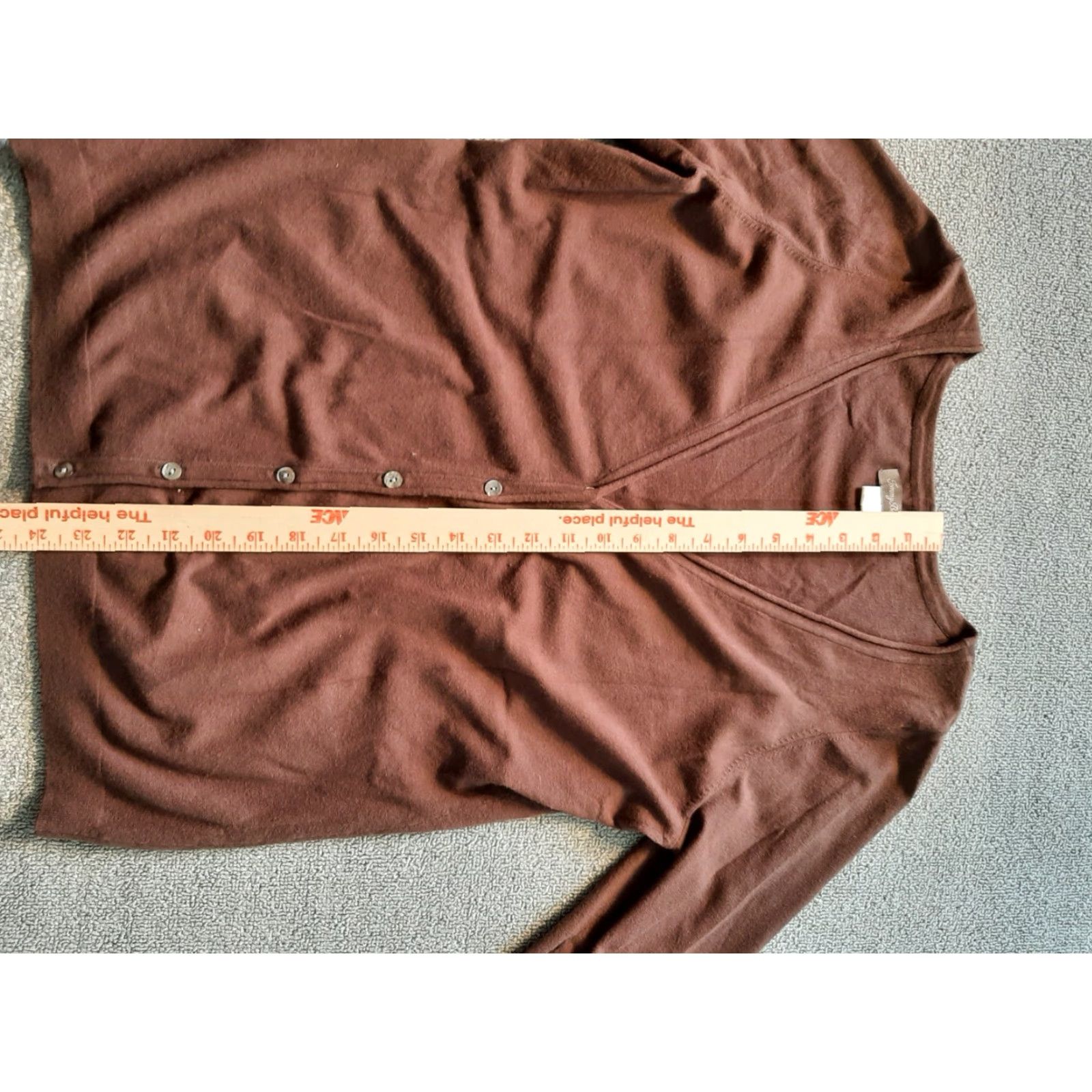 Tommy Bahama Tommy Bahama Womens Shirt Long Sleeve L Large Brown 76% Viscose Soft Relaxed Casual Regular T-Shirt Sleeve Length: Long Sleeve Size L / US 10 / IT 46 - 4 Thumbnail